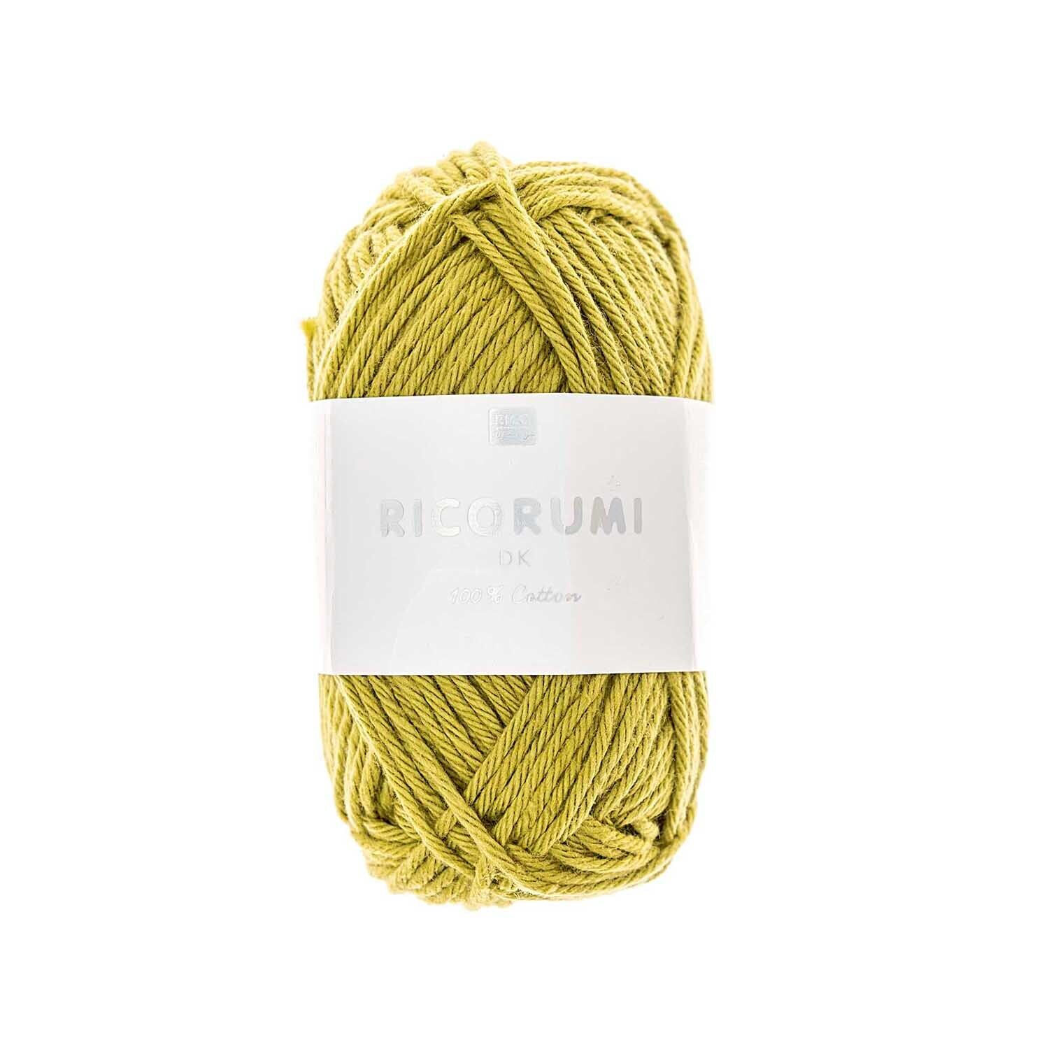 Ricorumi dk H�kelgarn, 100% Baumwolle, 25 g, Erbse