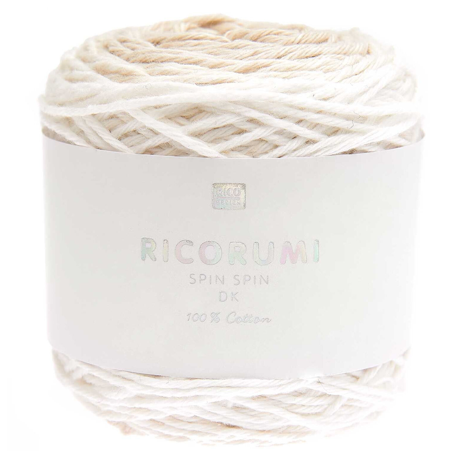 Ricorumi Spin Spin dk H�kelgarn, 100% Baumwolle, 50 g, Natur