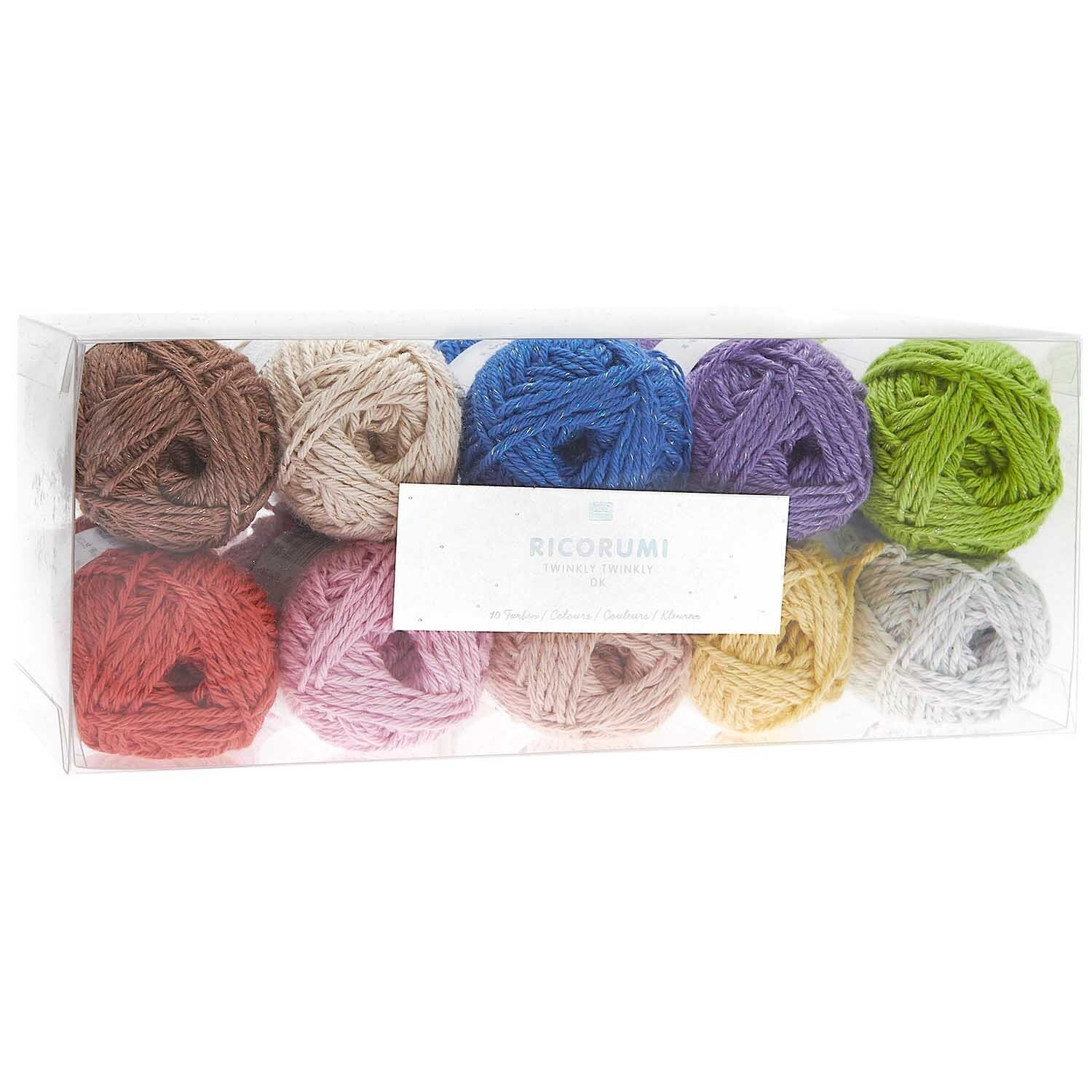 Ricorumi dk H�kelgarn Set Twinkly Twinkly, 99% Baumwolle, 10x 25g sortiert