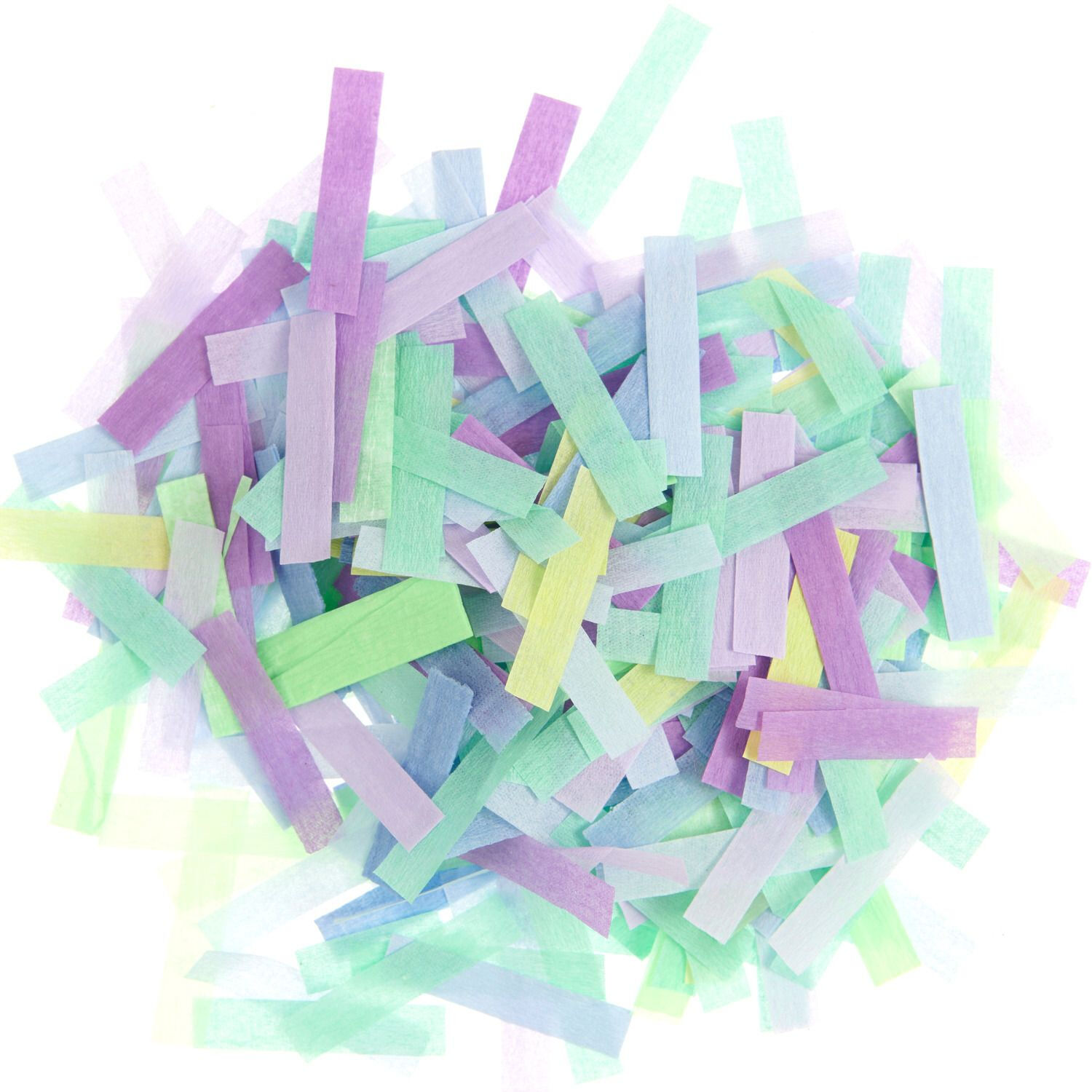 Krepp-Konfetti Streifen, Ozean Mix, 15 g