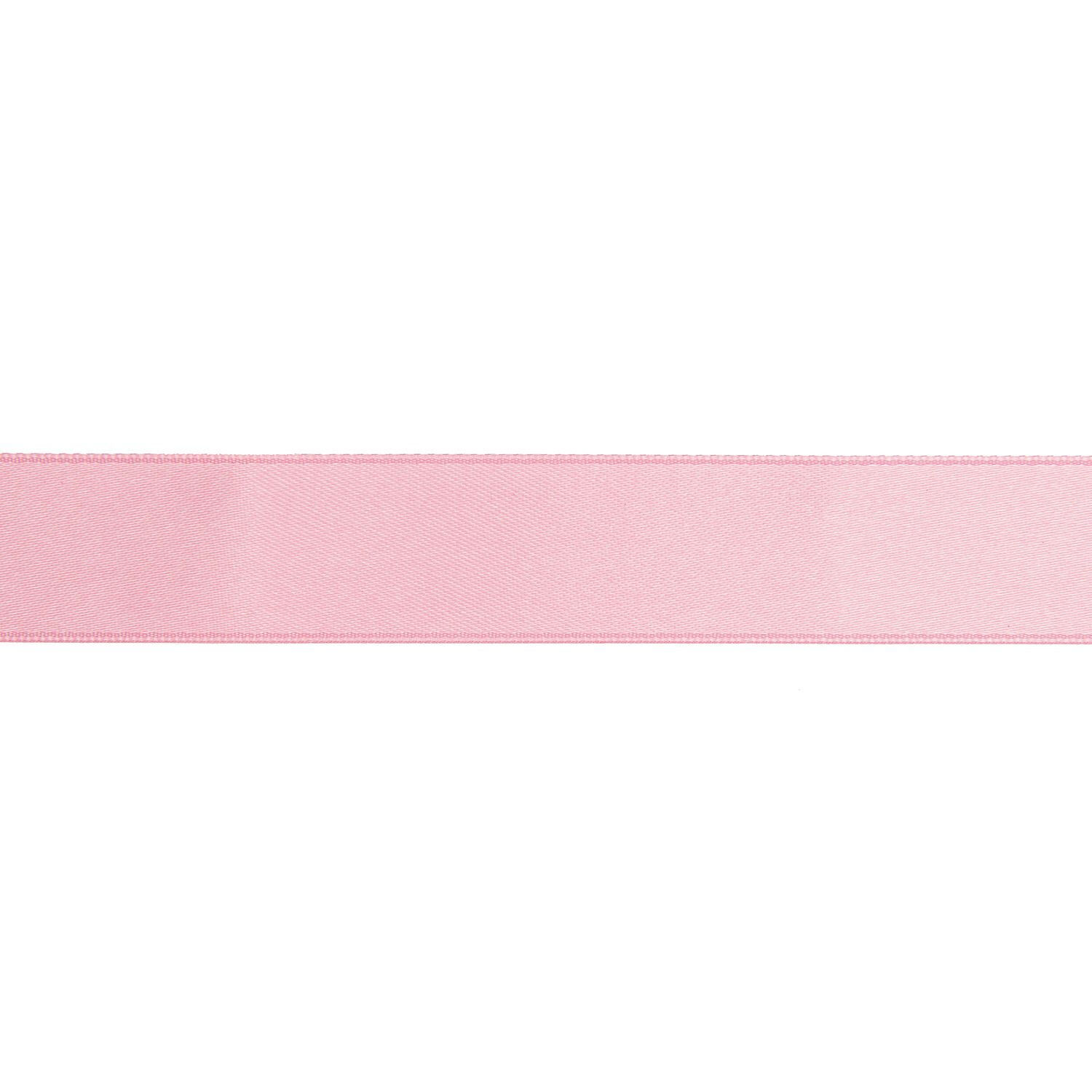 Satinband gl�nzend, 100% Nylon, Pink, 25 mm x 3 m Bild 2