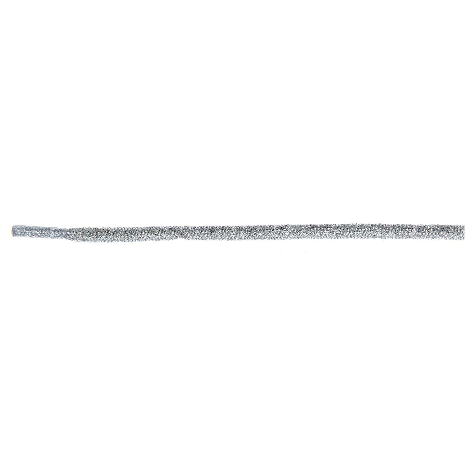 Ketten 2er Set, Itoshii Ponii, Schn�rsenkel-Style, 62 cm und 78 cm, Silber glitzernd Bild 2