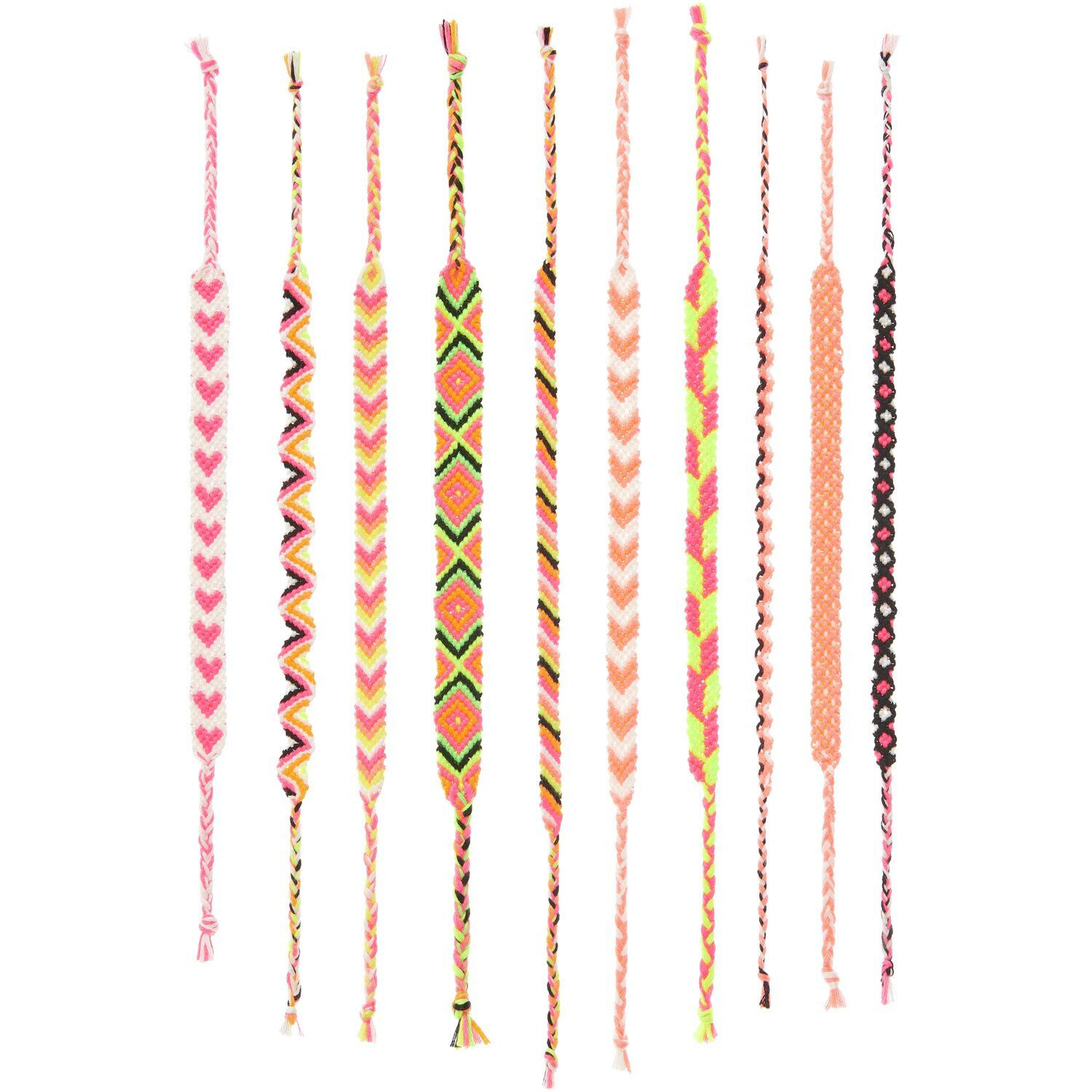 DIY Freundschaftsarmb�nder Set, 10 Farben je 8m, Neon Colours Bild 4