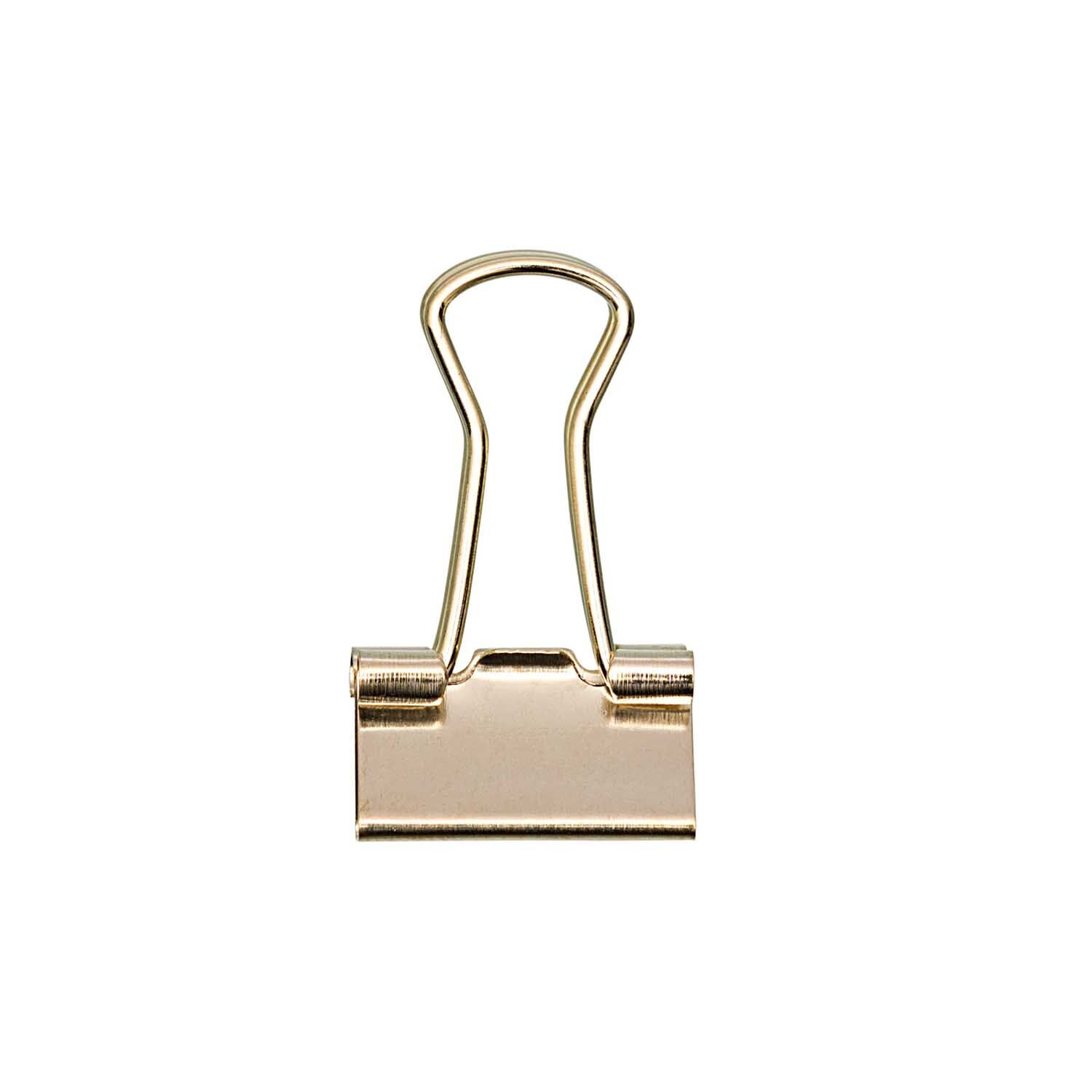 NEU Foldback-Klammern gold, 15 mm, 18 St�ck