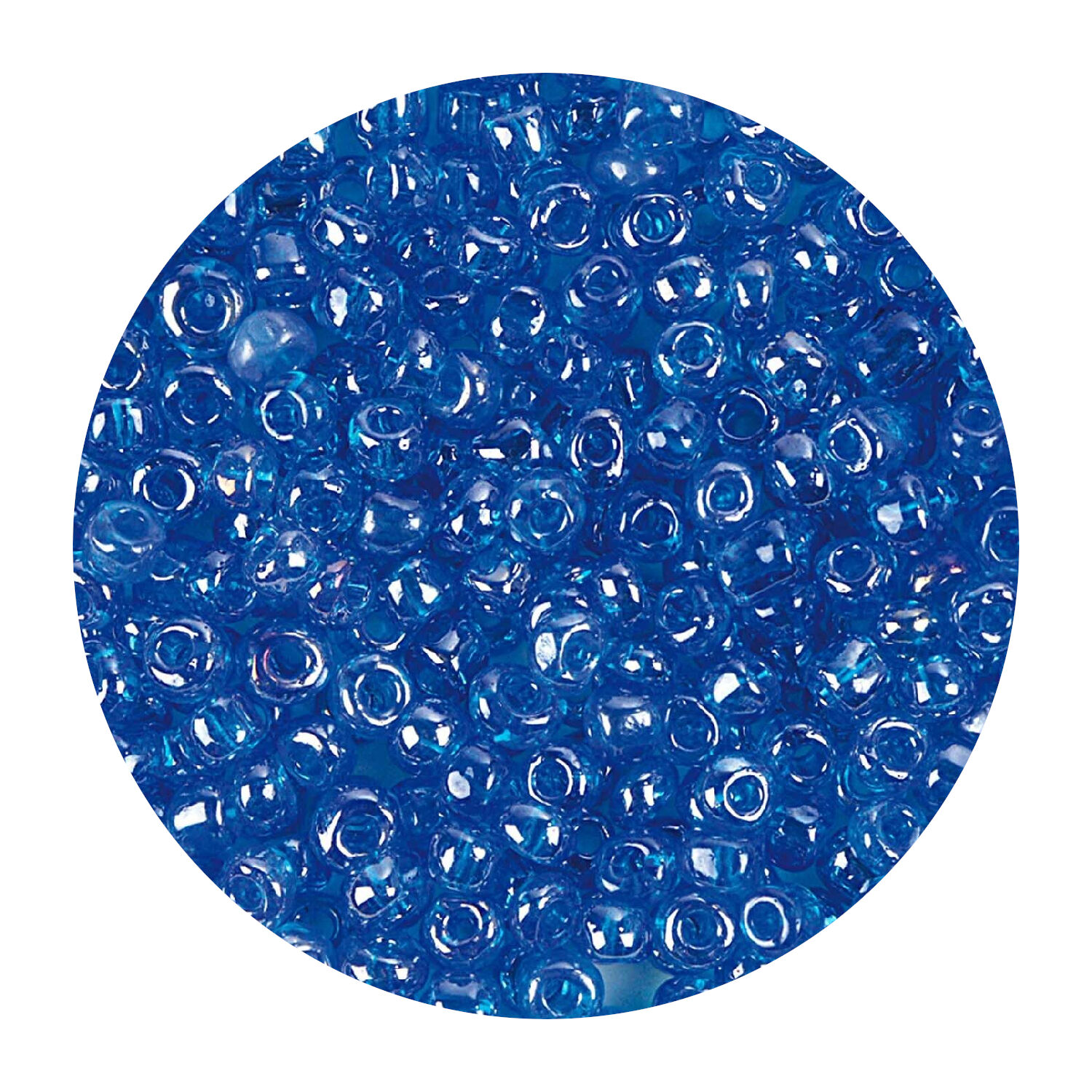 Rocailles-Perlen, 4 mm, 14 g, T�rkis Irisierend