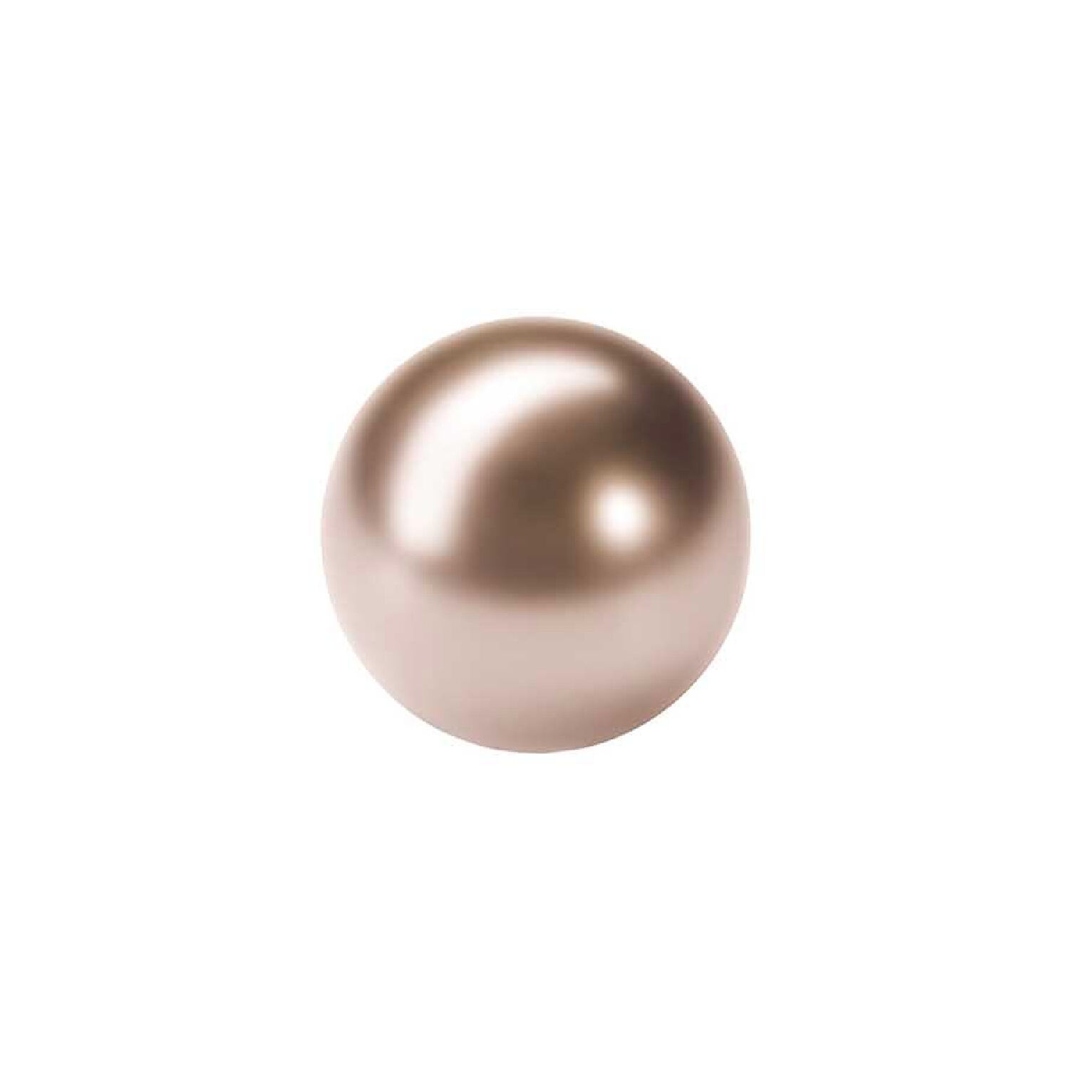Renaissance Glasperle, rund, 4 mm, 100 Stk, Braun