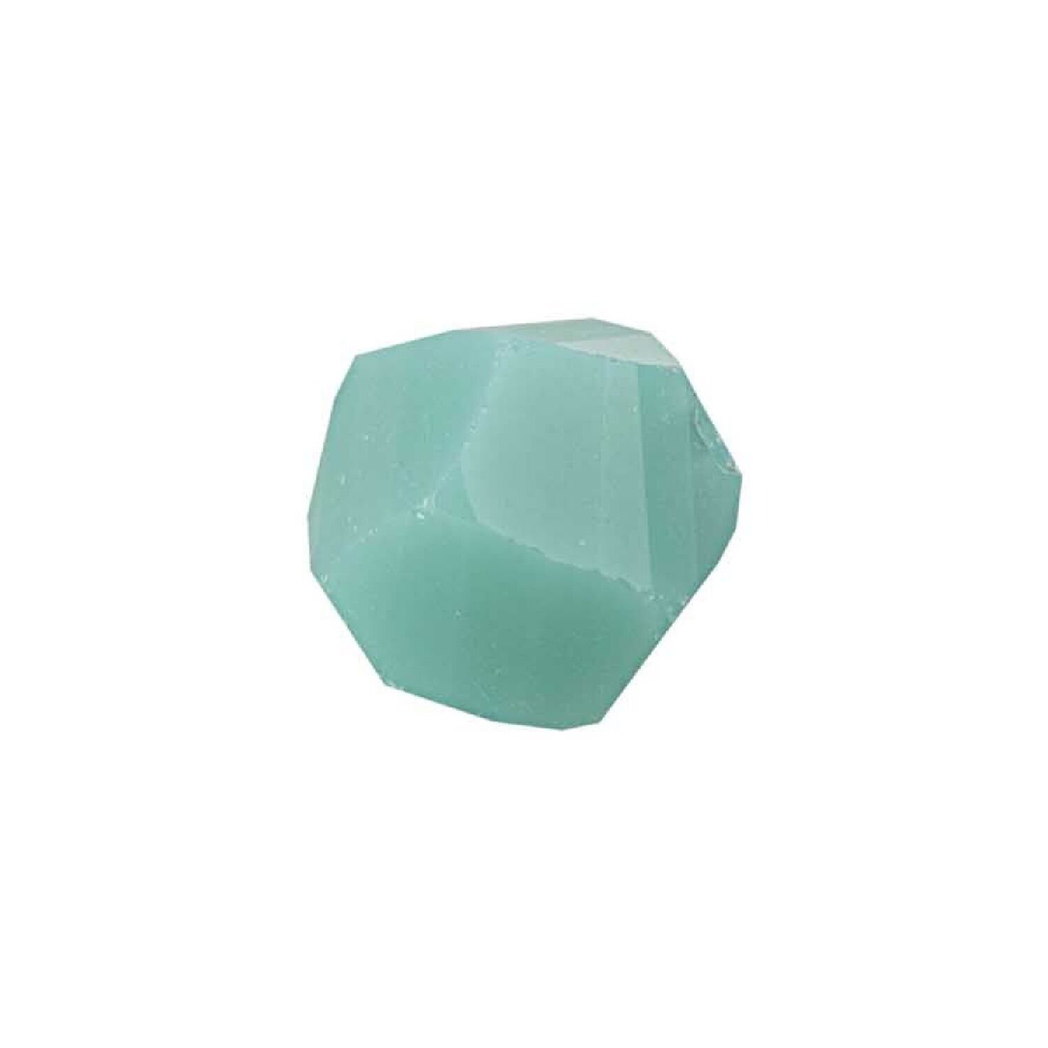 Glasschliff-Kandis Perle, 6 mm, 12 Stk, T�rkis Opak