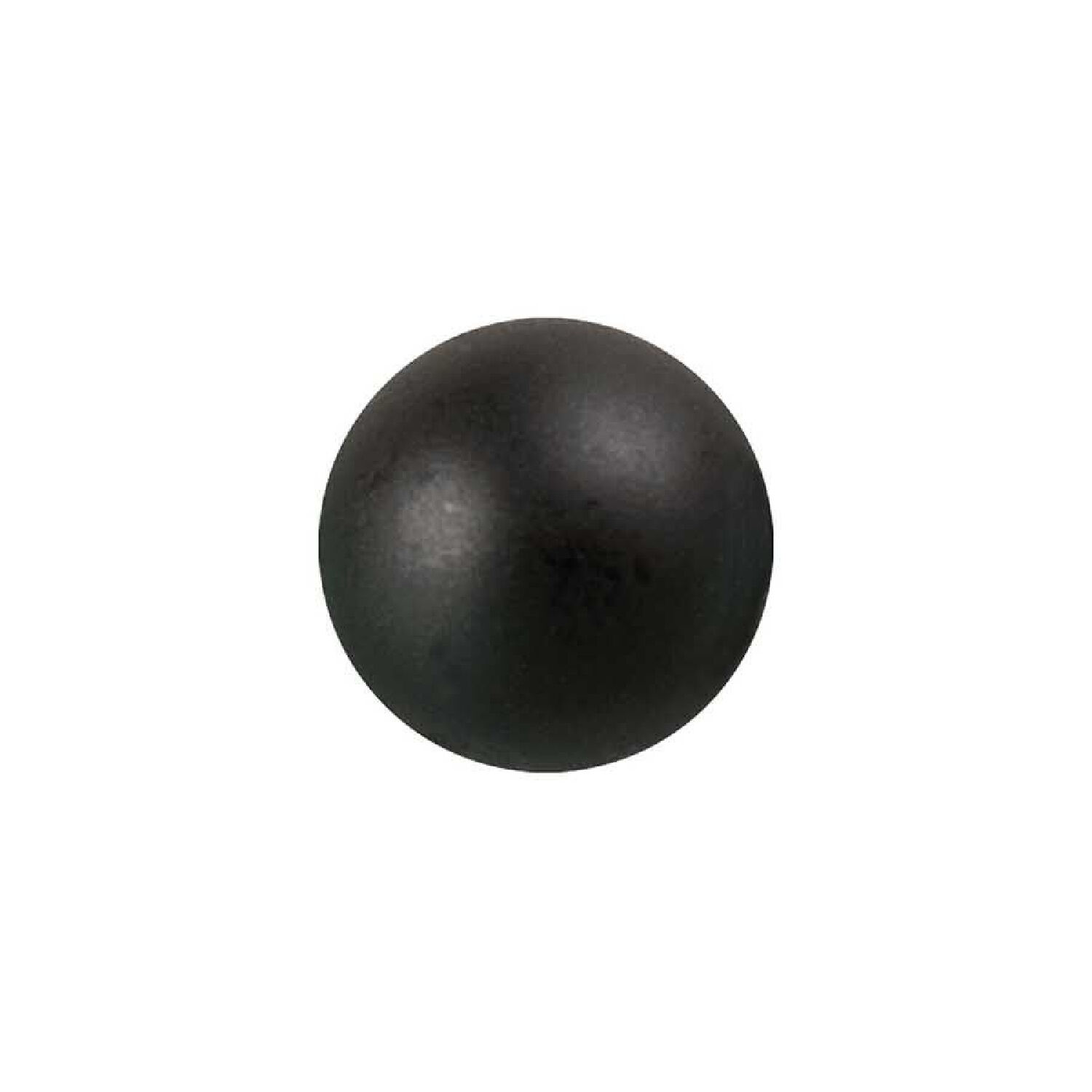 Renaissance Glasperle, rund, 4 mm, 100 Stk, Schwarz Matt