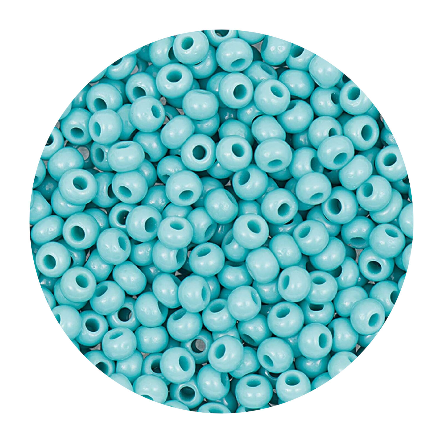 Rocailles-Perlen Itoshii, 2,6 mm, 17 g, T�rkis Opak