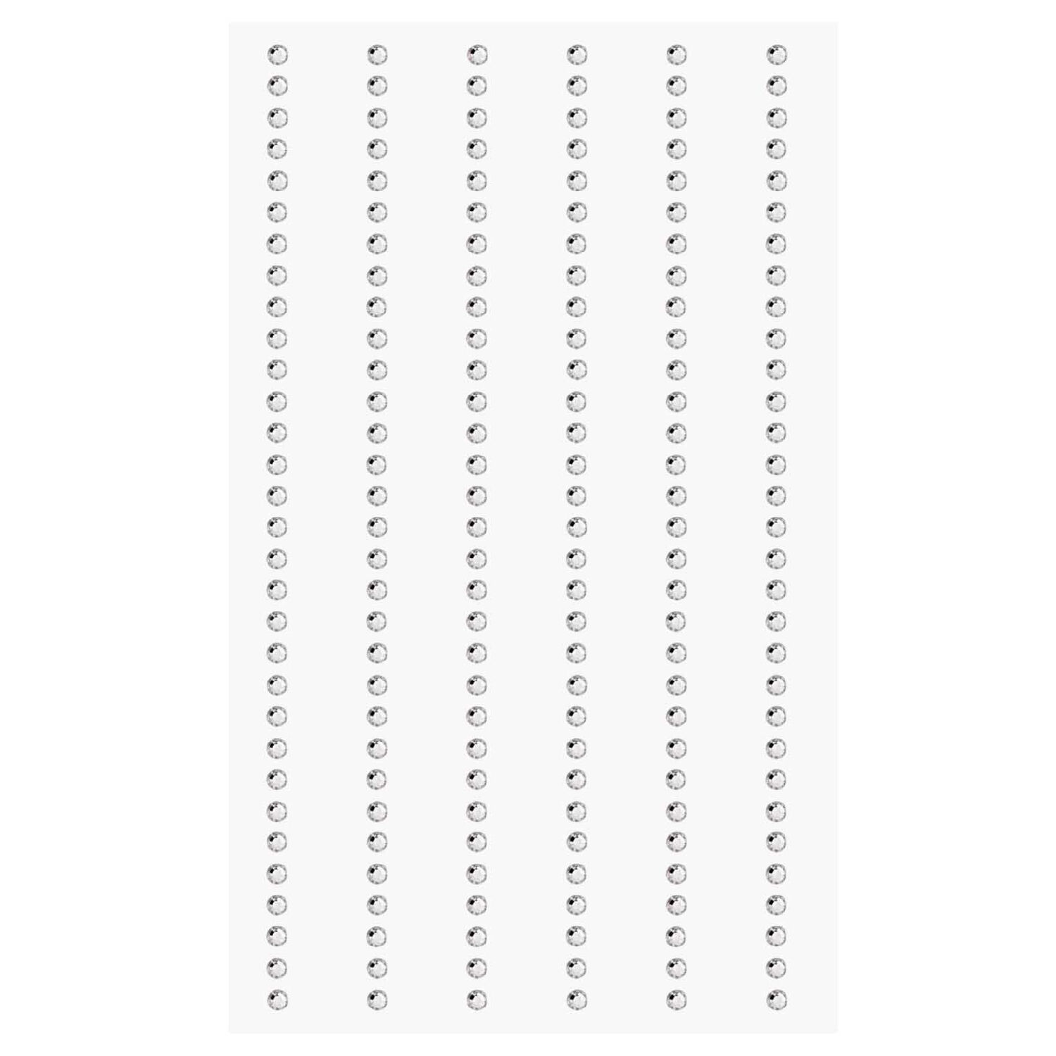Paper Poetry Strass Sticker, 2 mm, 186 St�ck, Crystal