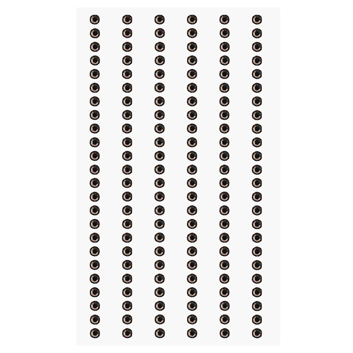 Paper Poetry Strass Sticker, 3 mm, 144 St�ck, Taupe