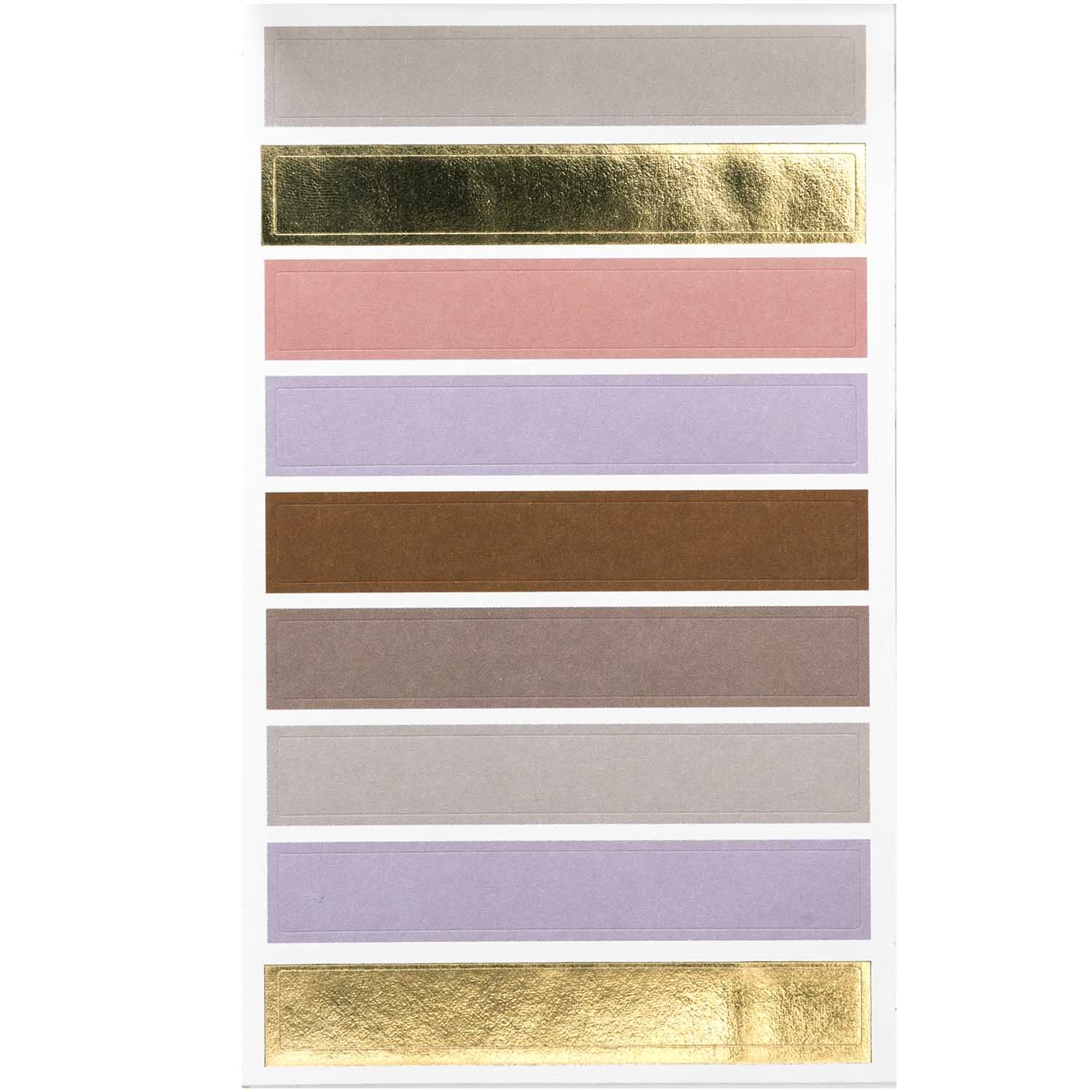 NEU Sticker Punkte / Streifen, mauve, 4 Blatt Bild 2