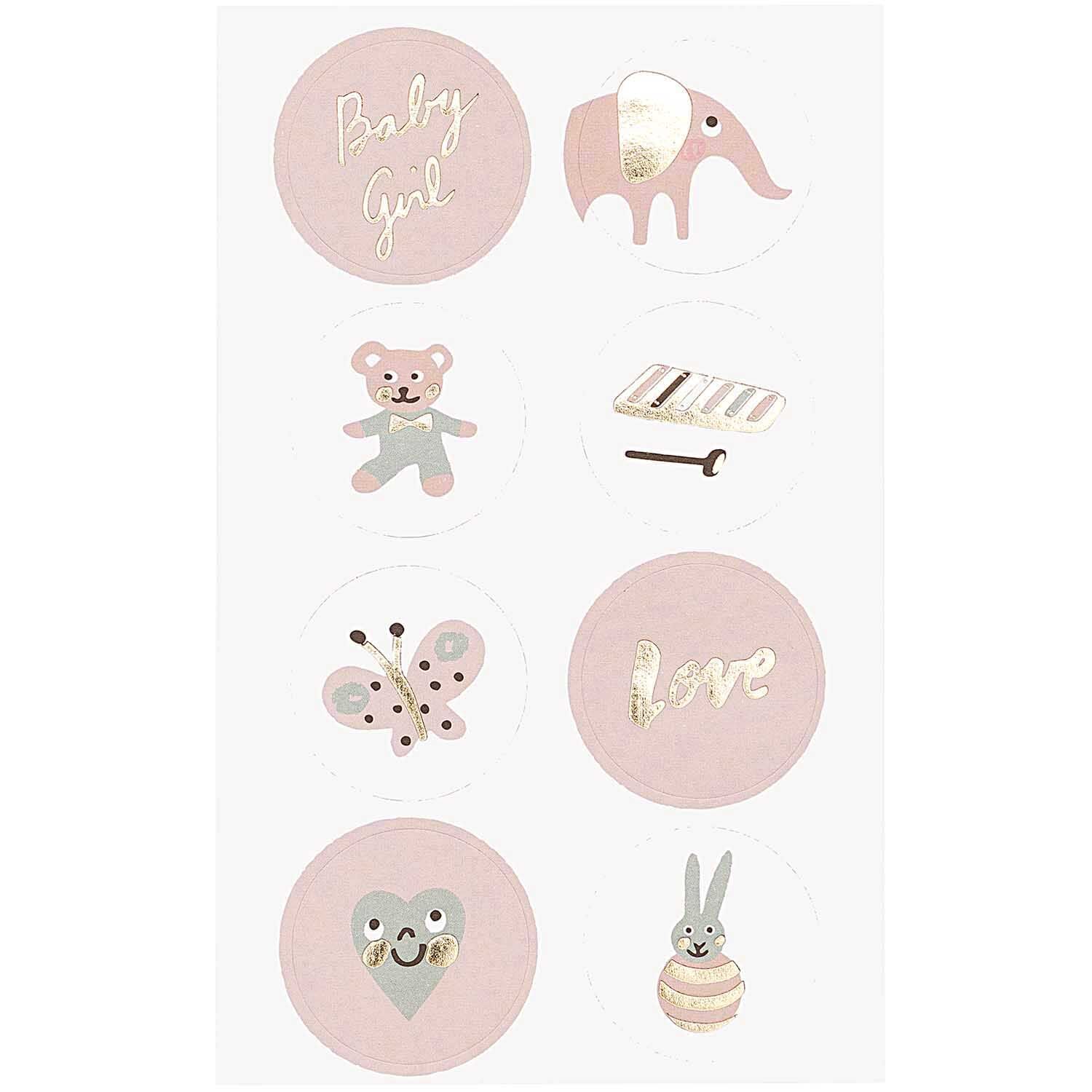 NEU Sticker Baby, M�dchen, 4 Blatt Bild 2
