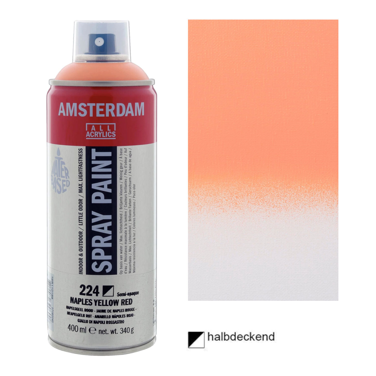 Amsterdam Spr�hfarbe 400 ml, Neapelgelb-Rot