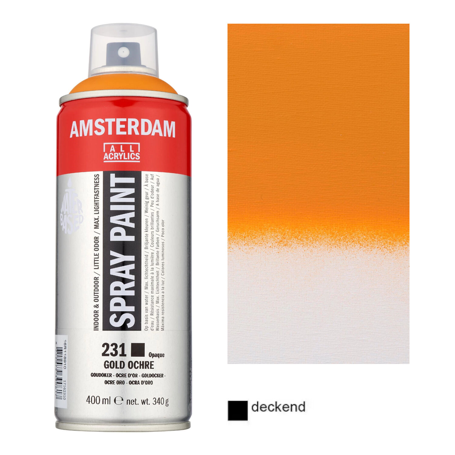 Amsterdam Spr�hfarbe 400 ml, Goldocker