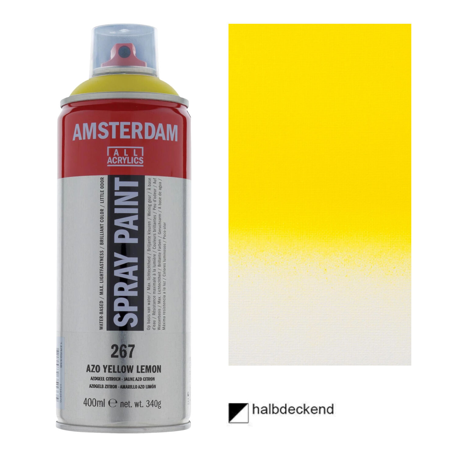 Amsterdam Spr�hfarbe 400 ml, Azogelb Zitron