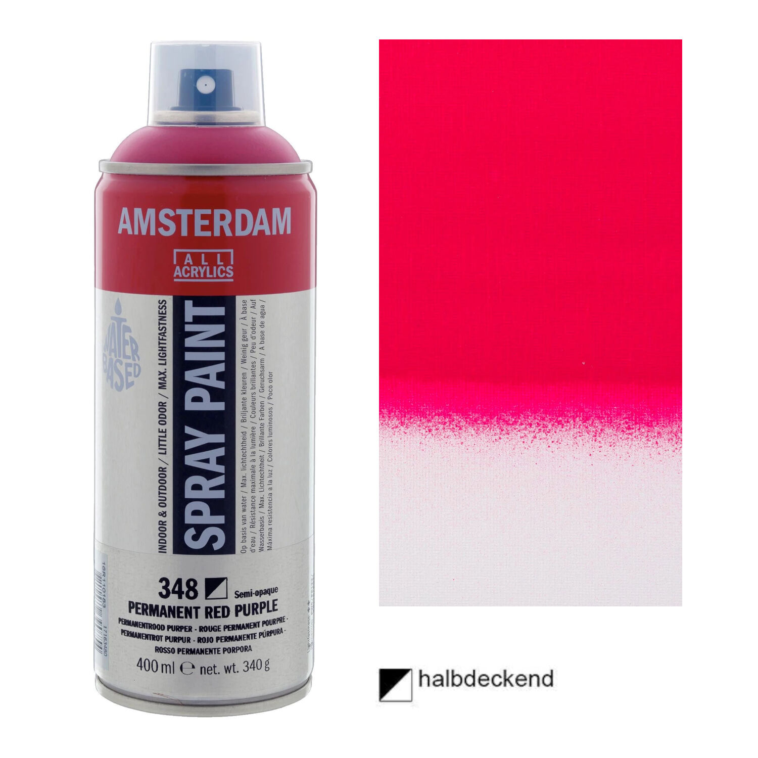 Amsterdam Spr�hfarbe 400 ml, Permanentrot Purpur