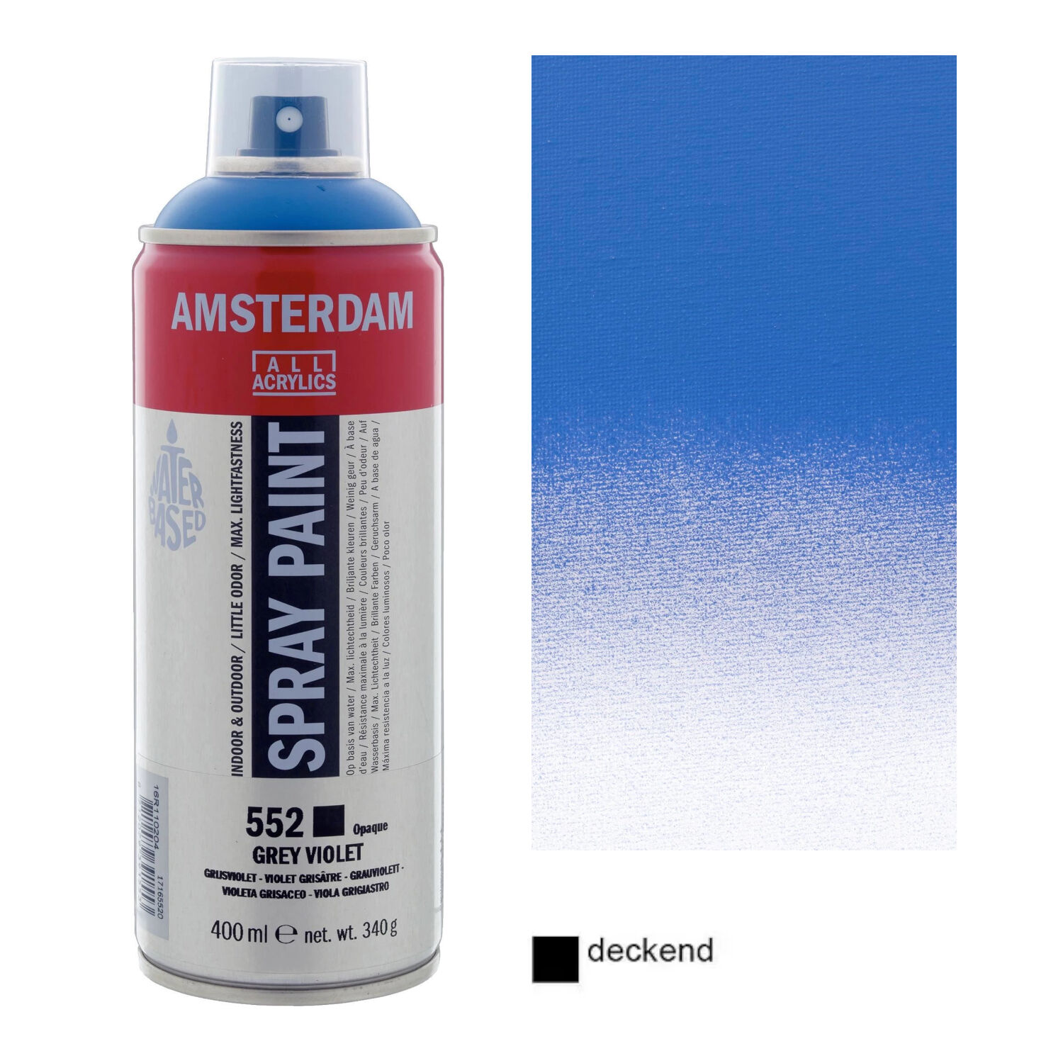 Amsterdam Spr�hfarbe 400 ml, Grauviolett
