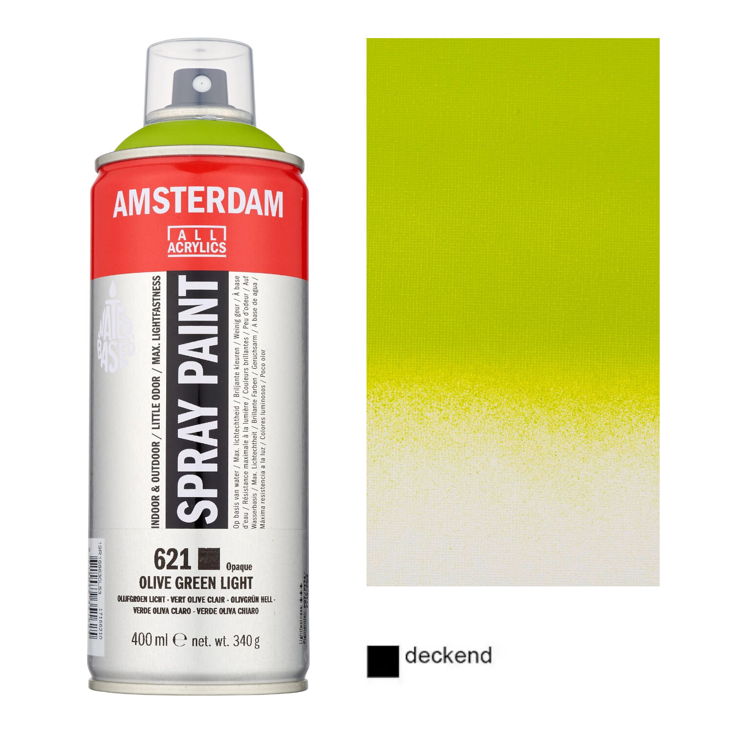 Amsterdam Spr�hfarbe 400 ml, Olivgr�n Hell
