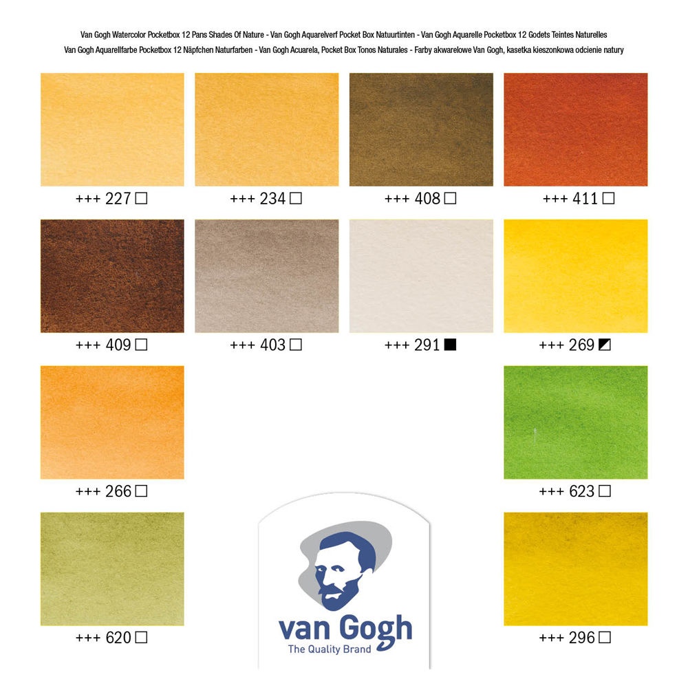 Van Gogh Aquarell Pocketbox, 12 N�pfe, Natur Bild 3