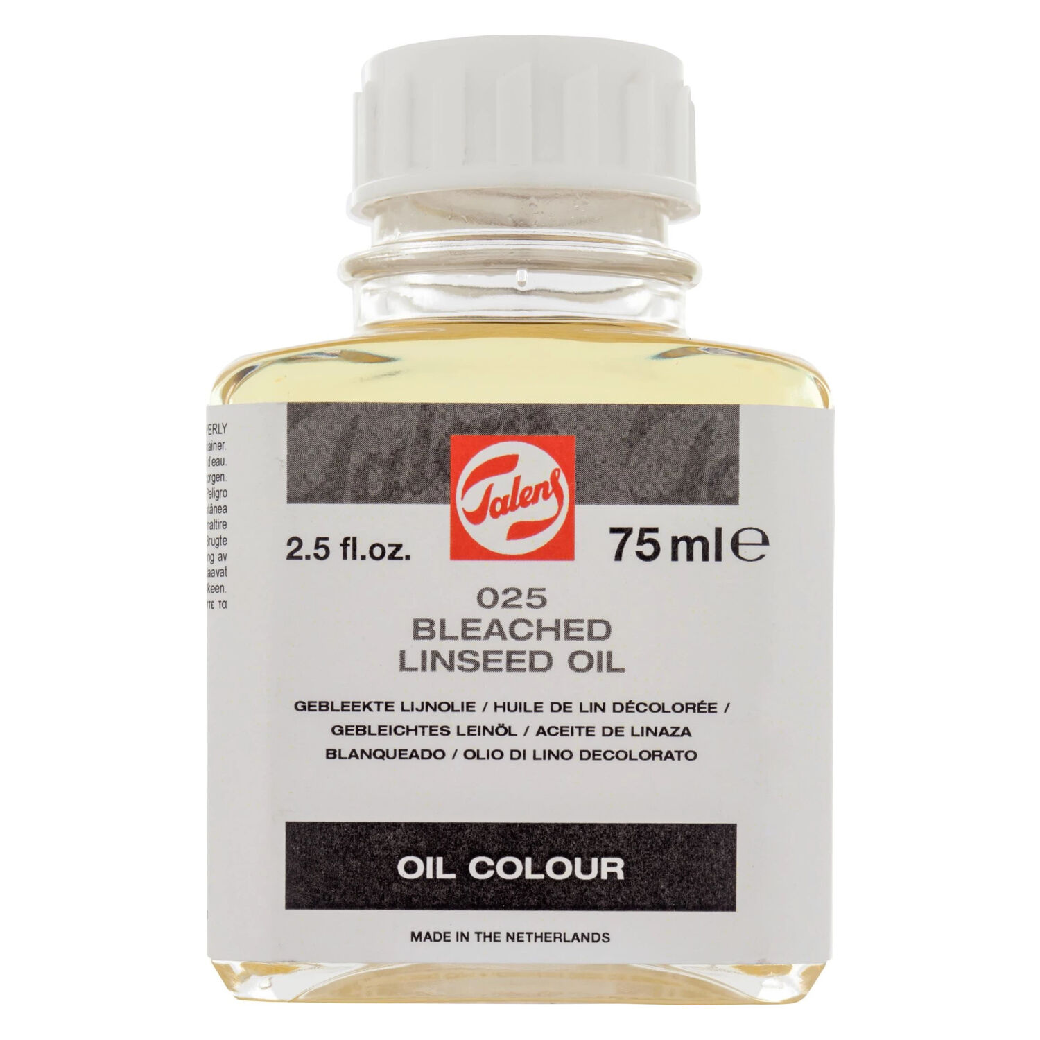NEU Talens Gebleichtes Lein�l / Malmittel f�r �lfarben, 75 ml