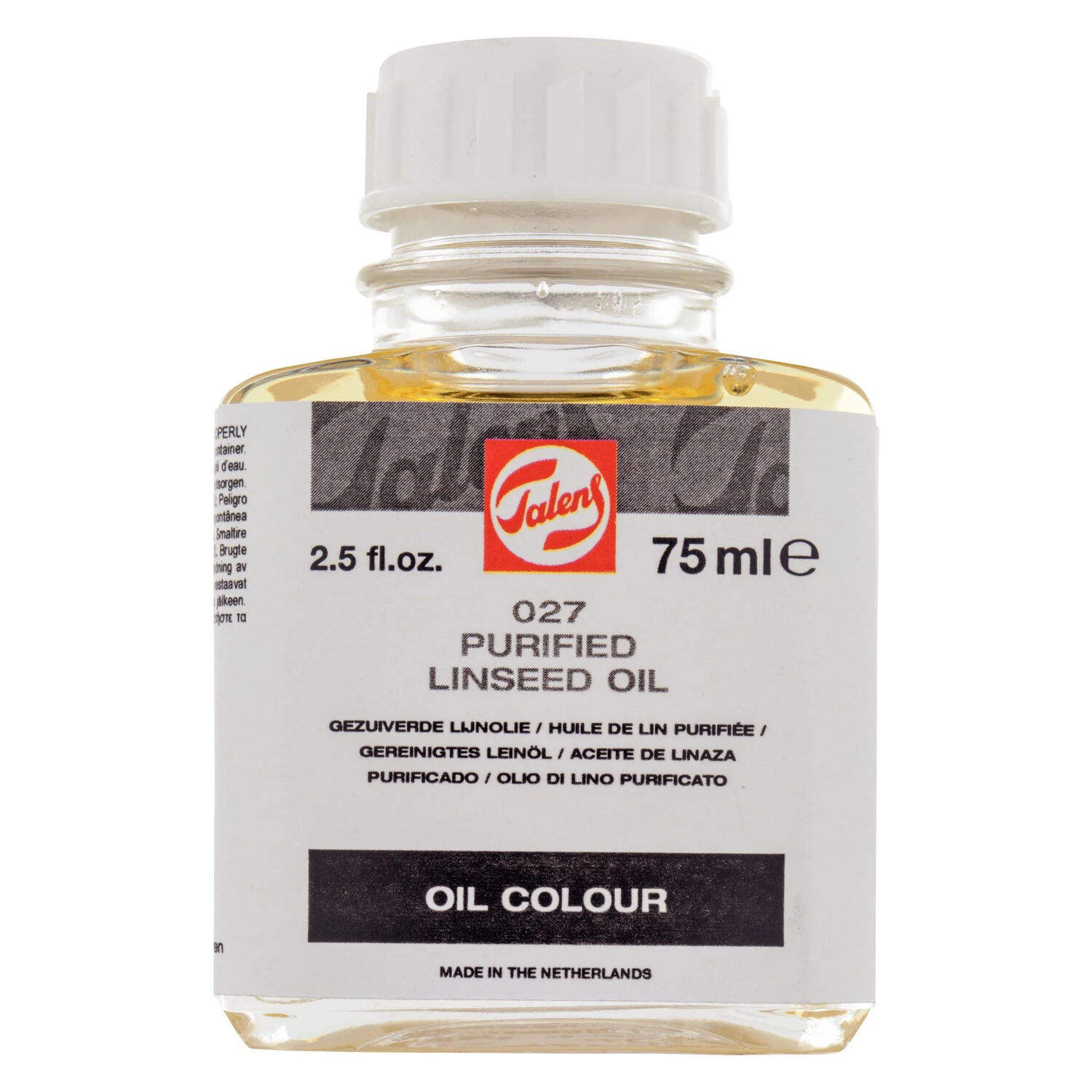 NEU Talens Gereinigtes Lein�l / Malmittel f�r �lfarben, 75 ml