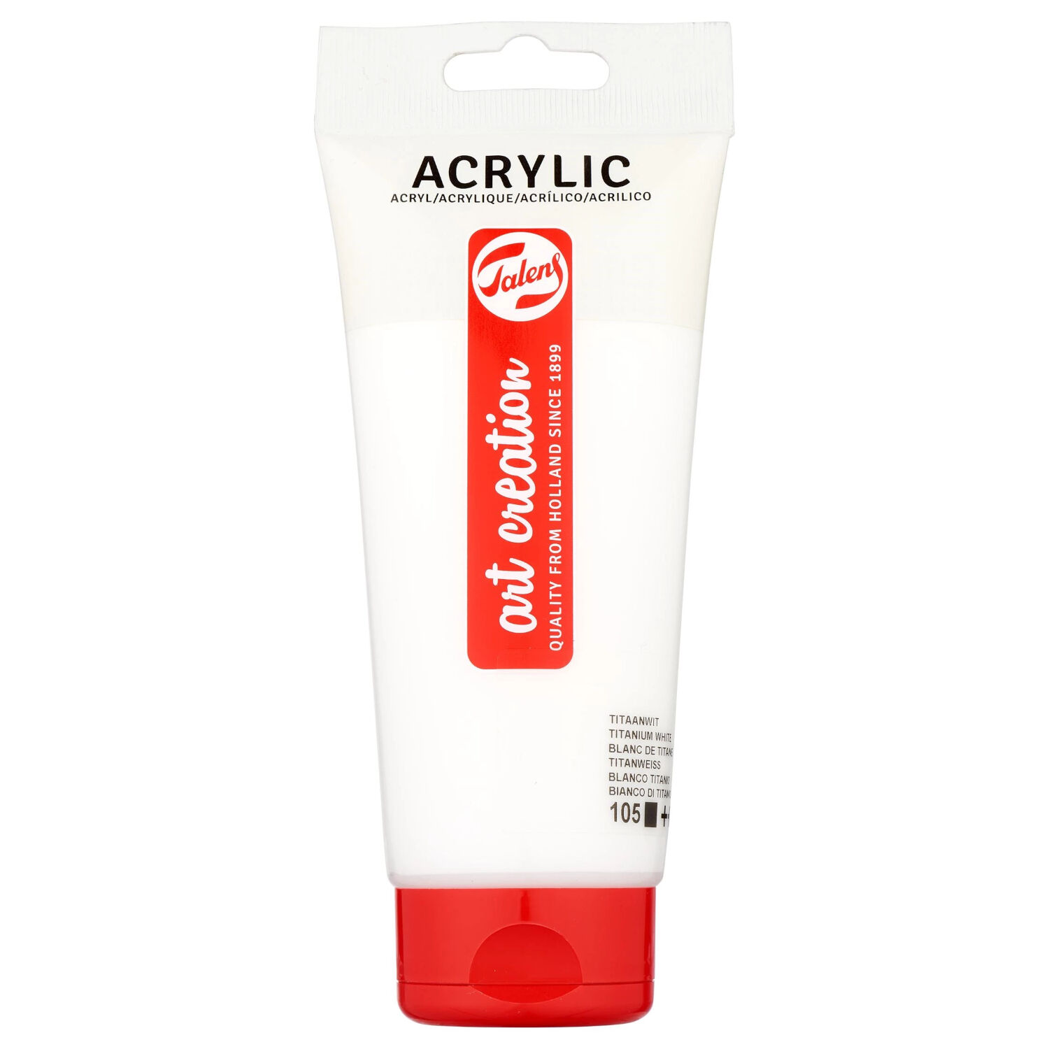 ArtCreation Acrylfarbe, 200 ml, Titanwei�