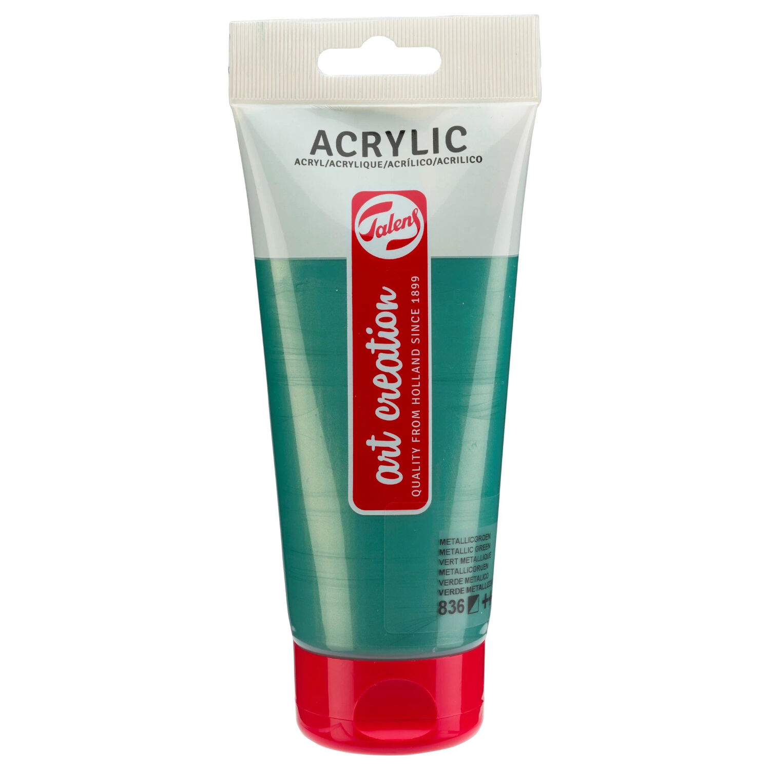 NEU ArtCreation Acrylfarbe, 200 ml, Metallicgr�n