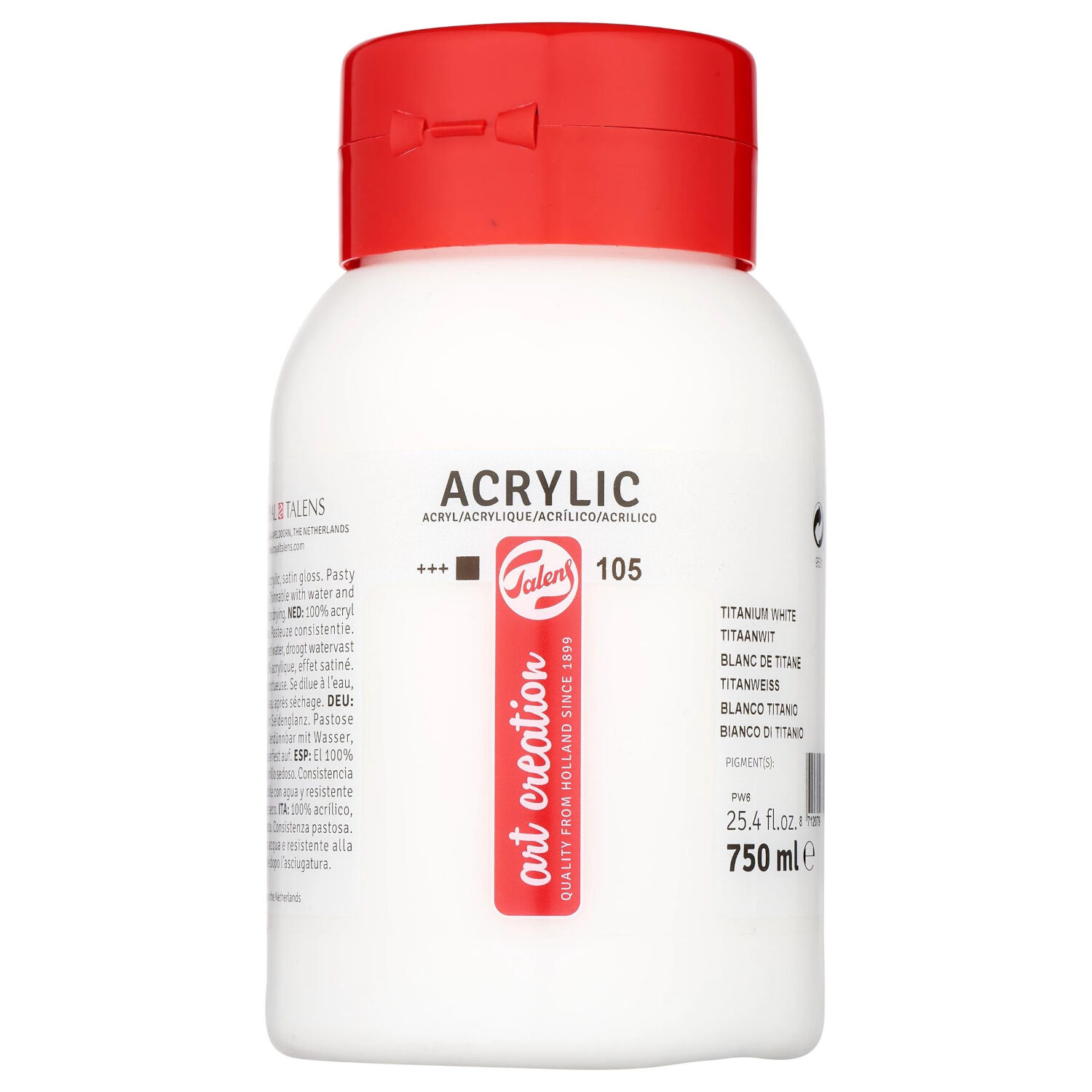 ArtCreation Acrylfarbe, 750 ml, Titanwei�