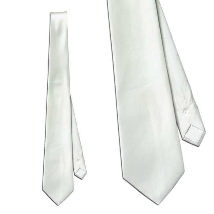 Krawatte, klassisch, 9,5x140 cm, wei� Pong� 10 Bild 2