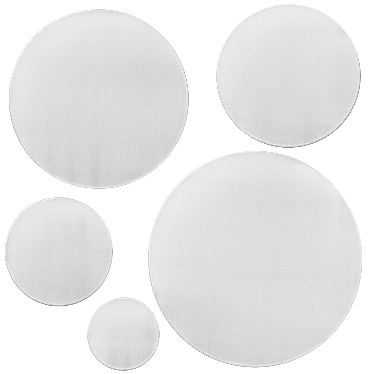 Fensterbild, wei�, Pong� 08, 25 cm Rund Bild 4