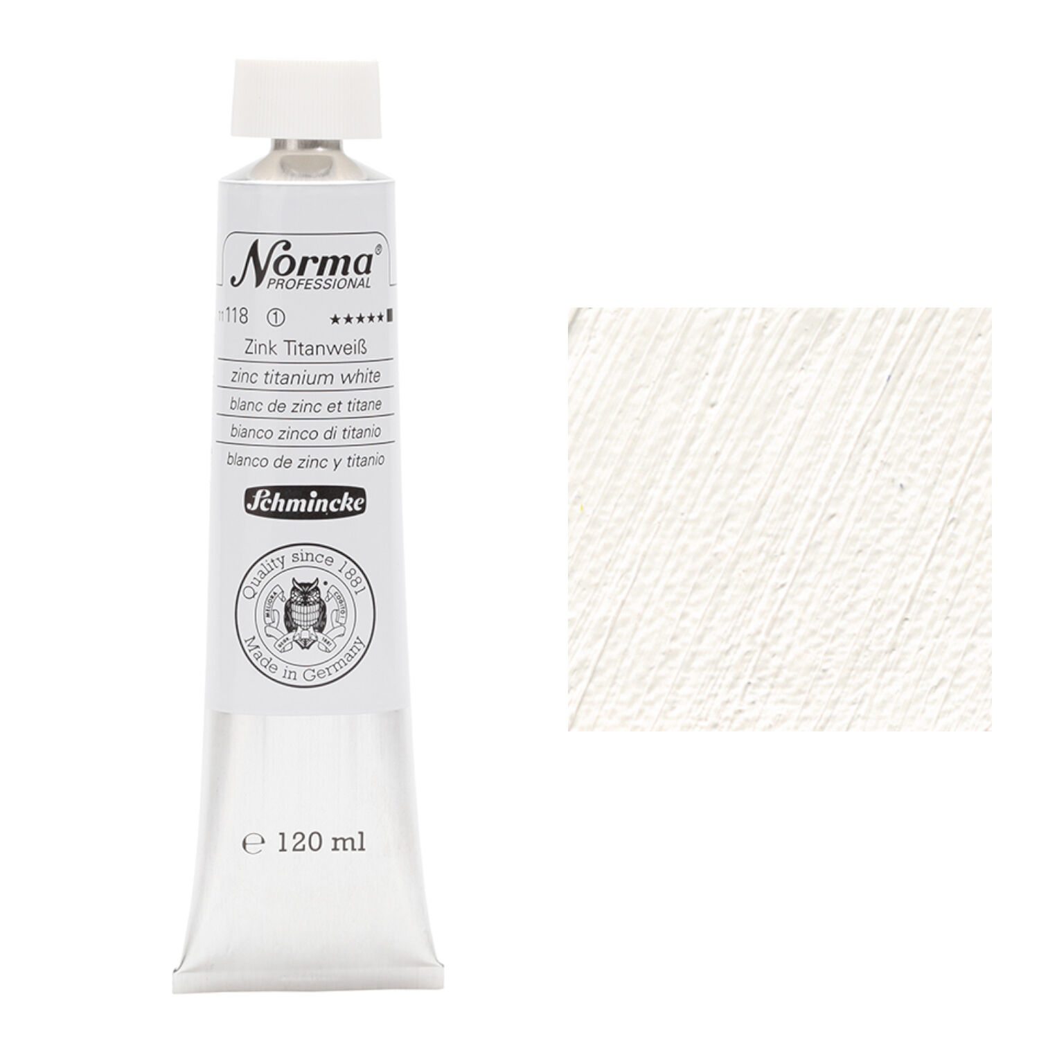 SALE Schmincke Norma Prof. 120 ml Zink Titanwei�