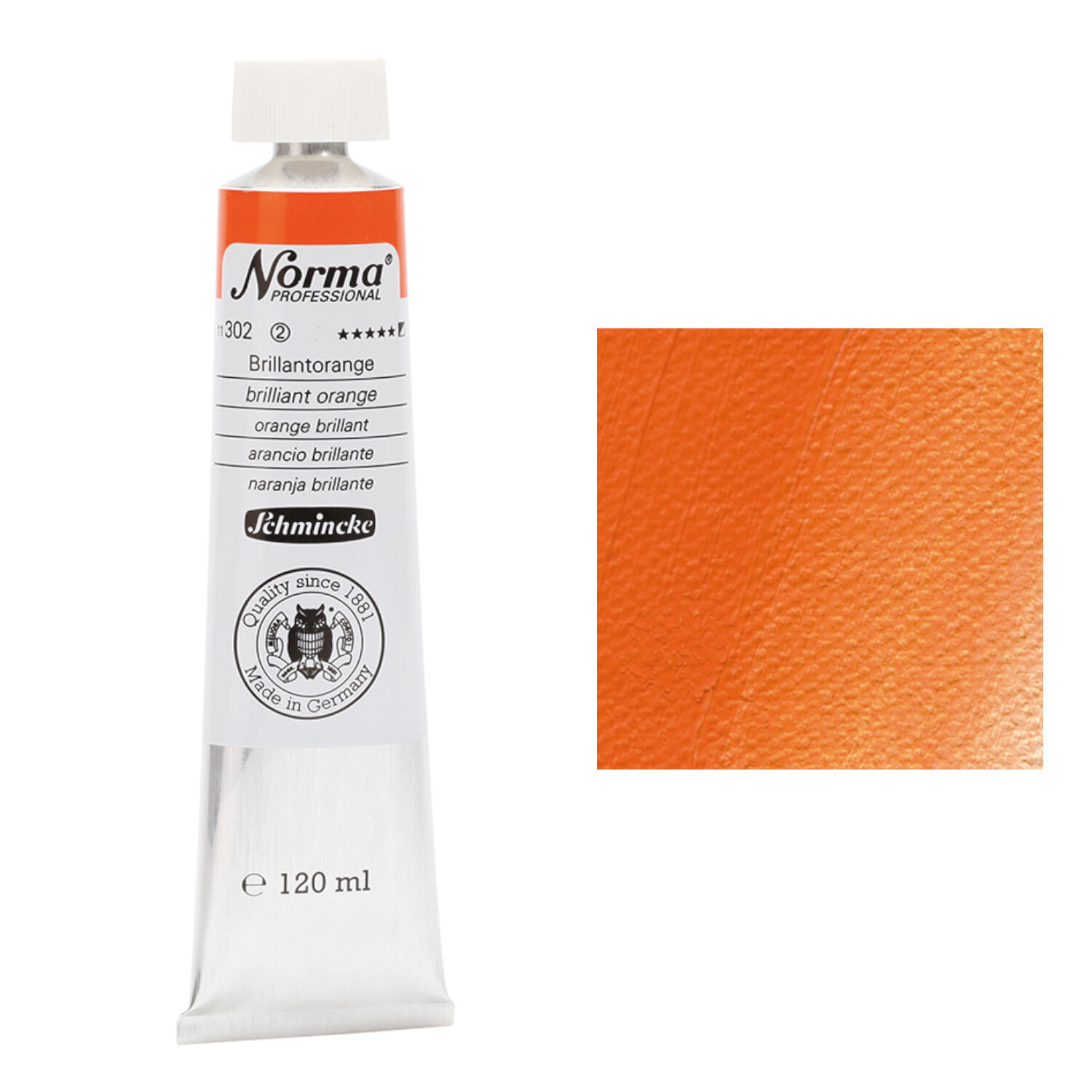 SALE Schmincke Norma Prof. 120 ml, Brillantorange