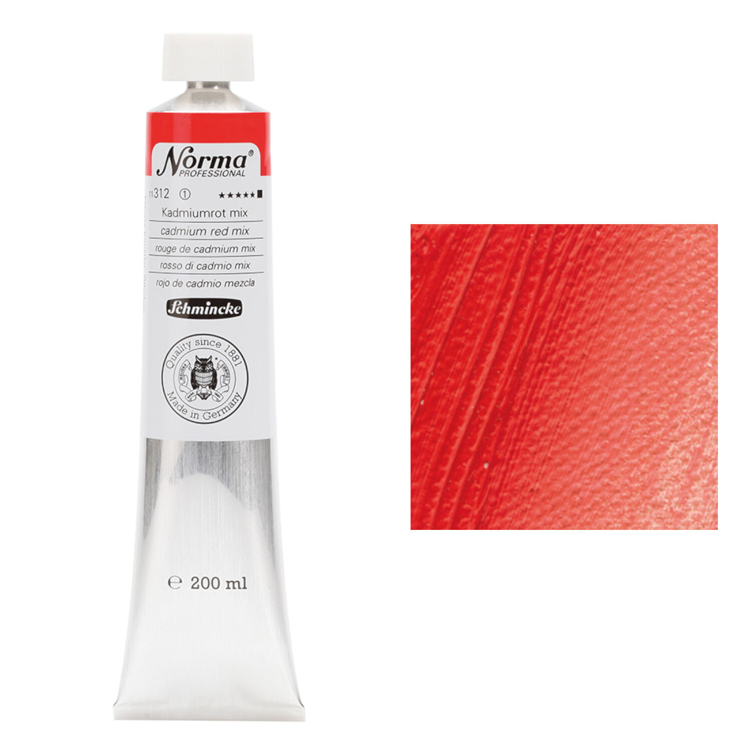 SALE Norma Professional �lfarbe Kadmiumrot mix 200 ml
