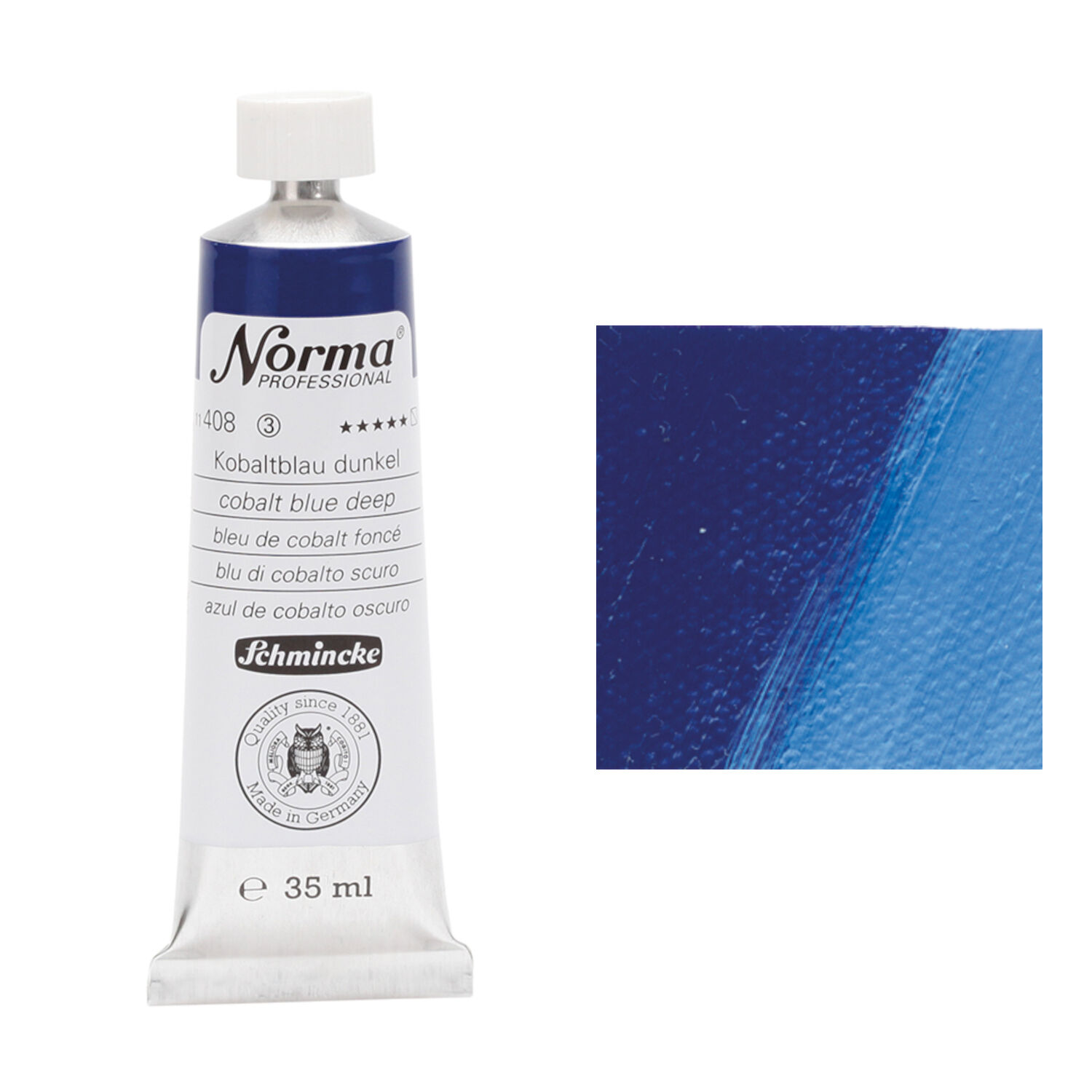 Schmincke Norma Prof., 35 ml, Kobaltblau dunkel