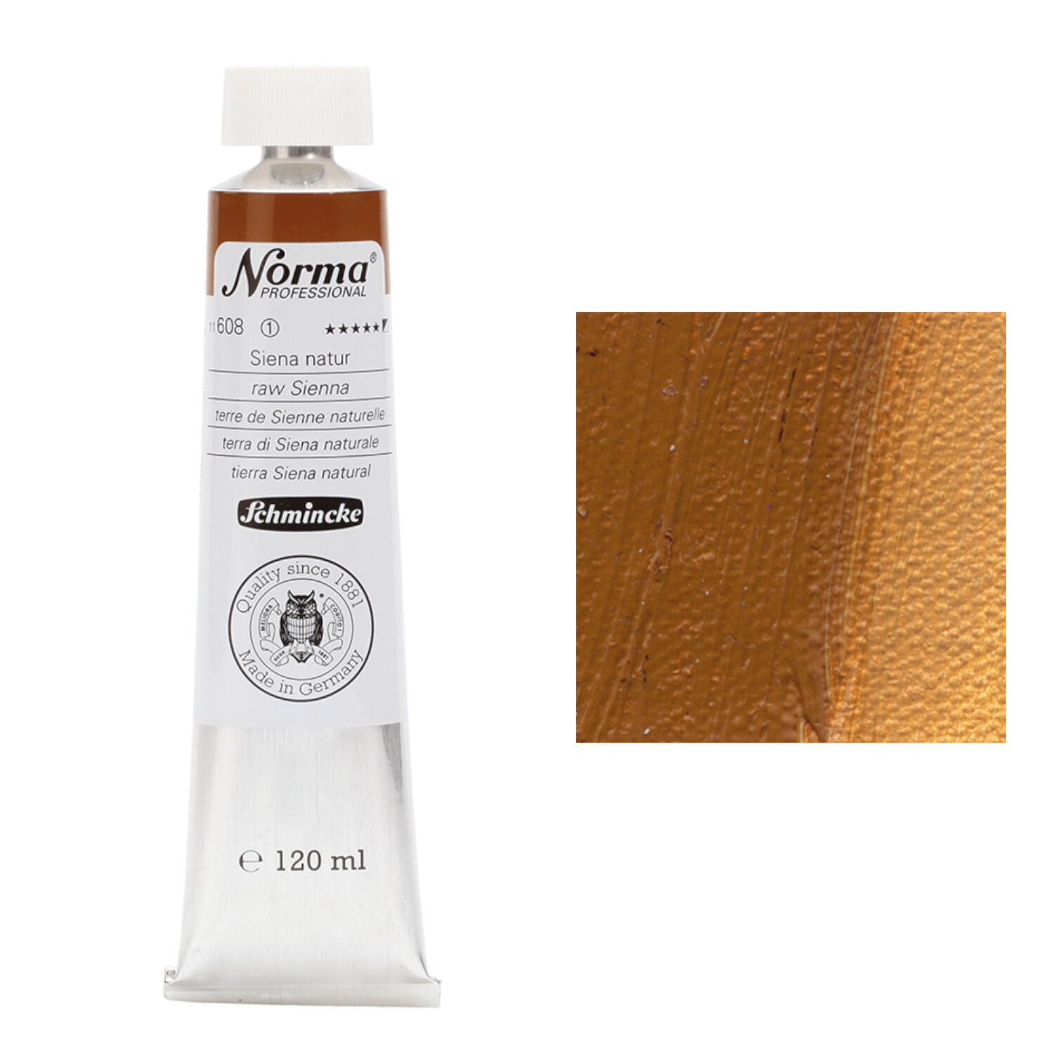SALE Schmincke Norma Prof. 120 ml, Siena natur