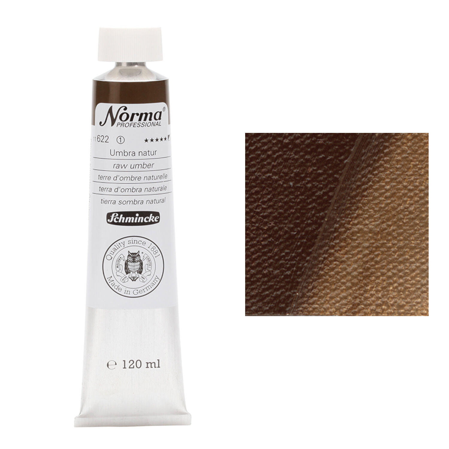 SALE Schmincke Norma Prof., 120ml, Umbra natur