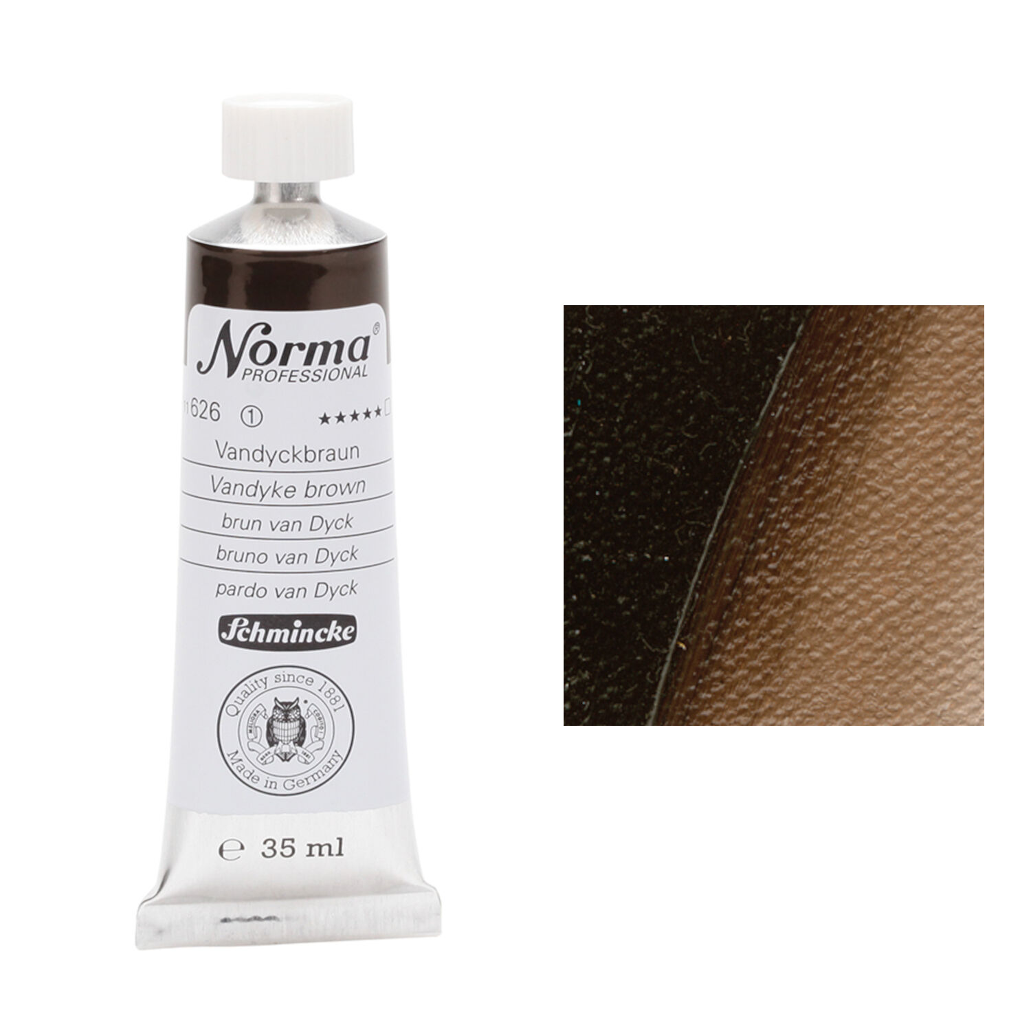 Schmincke Norma Prof., 35 ml, Vandyckbraun