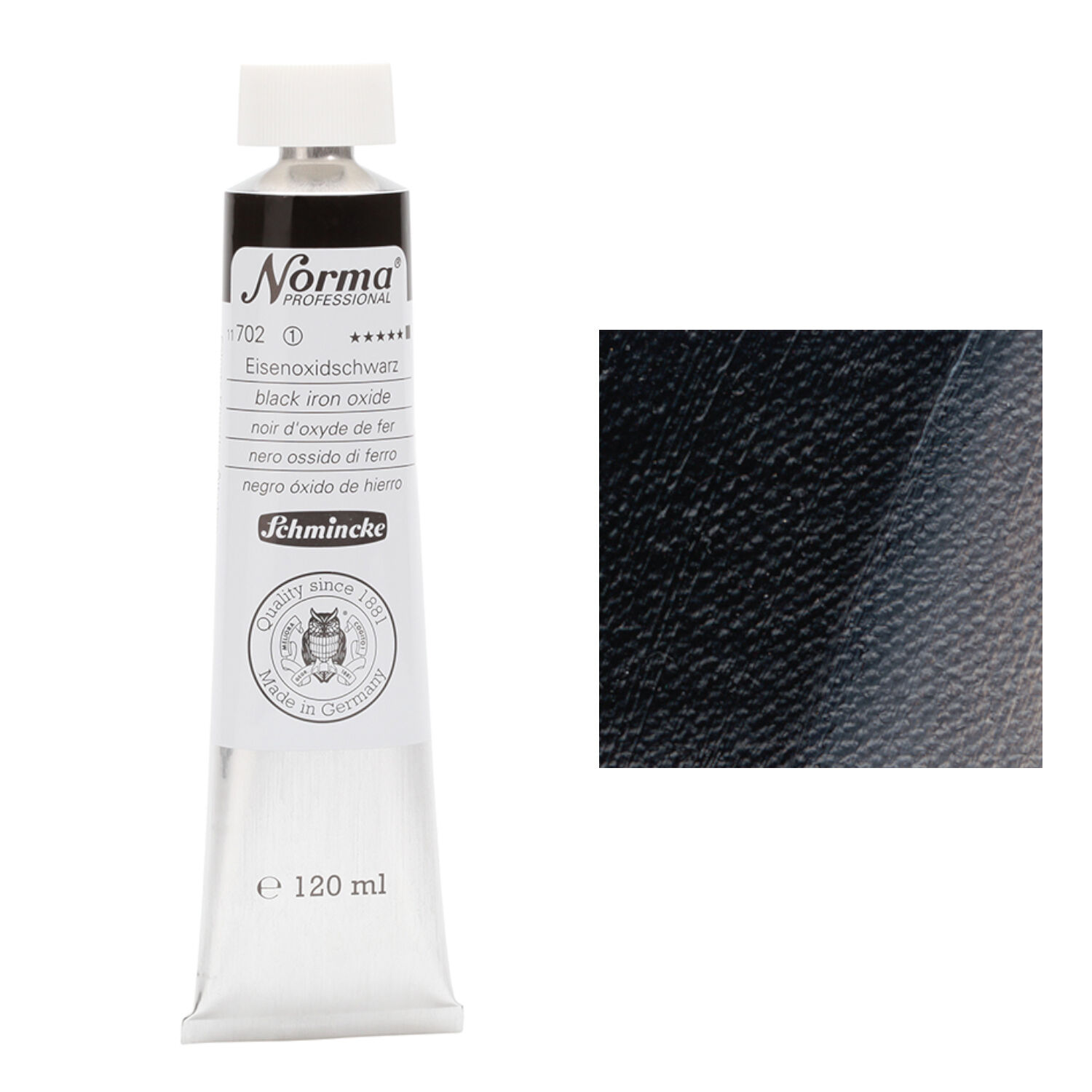 SALE Schmincke Norma Prof., 120ml, Eisenoxidschwarz