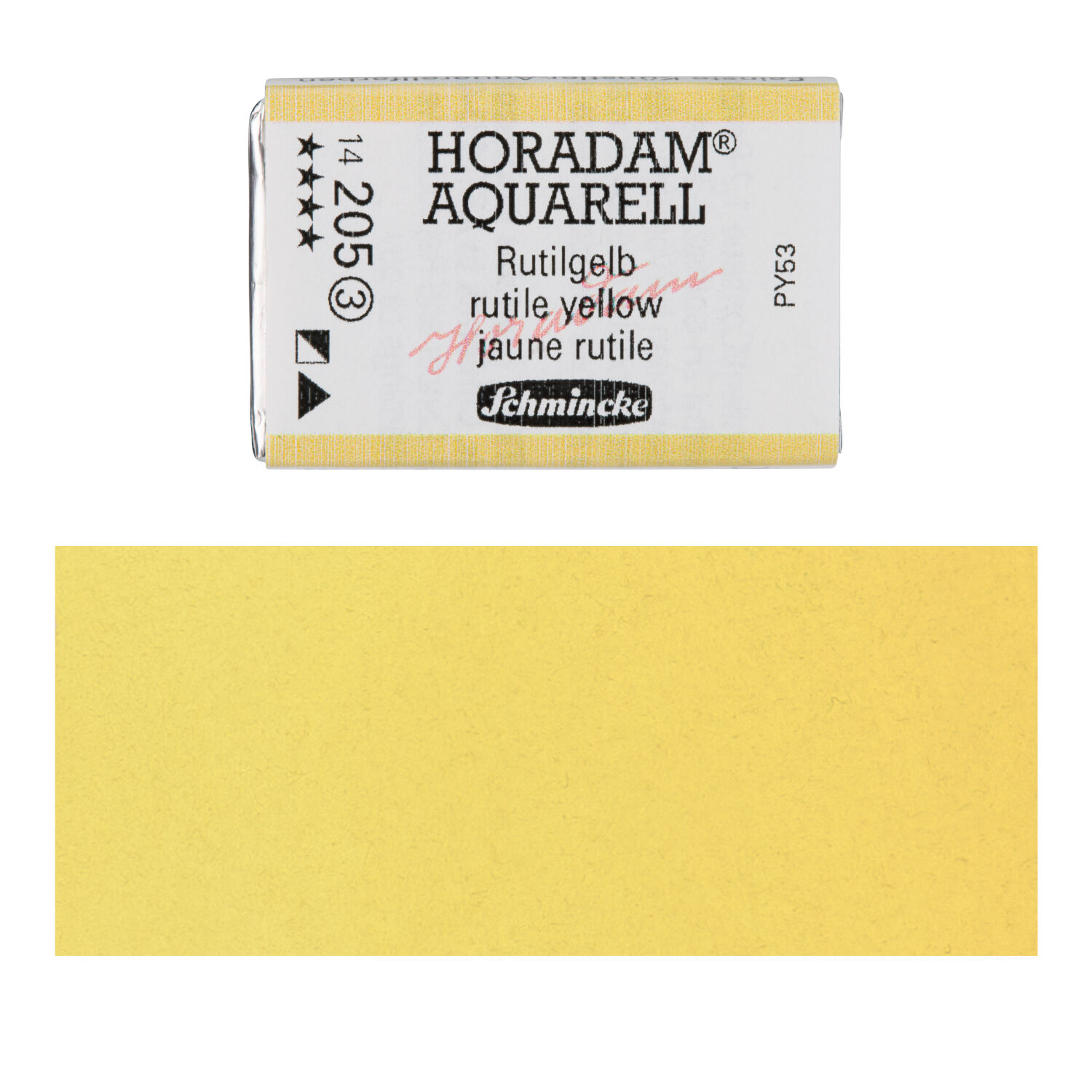 Horadam Aquarell, Rutilgelb 1/1 N�pfchen