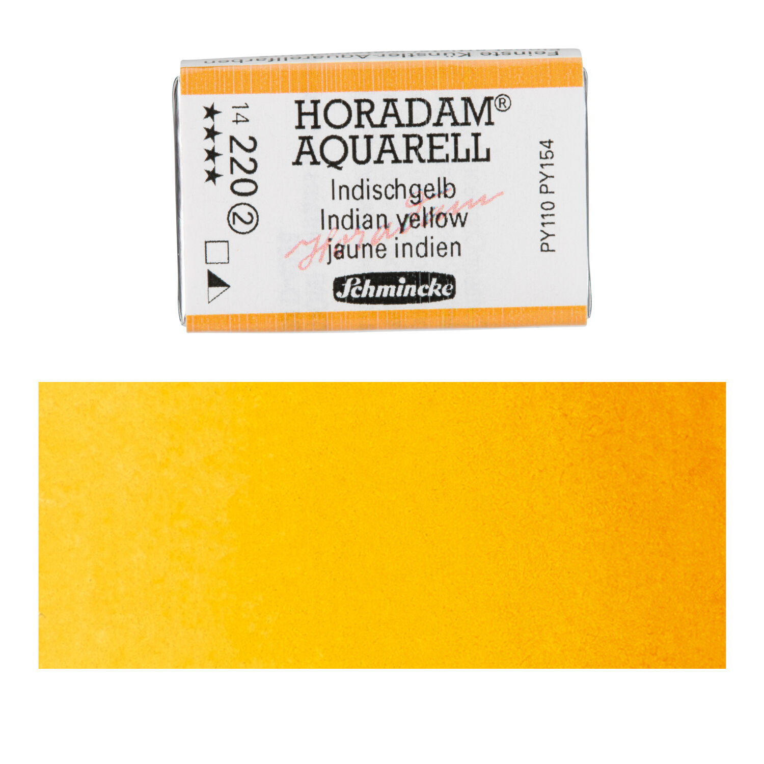 Horadam Aquarell, Indischgelb 1/1 N�pfchen