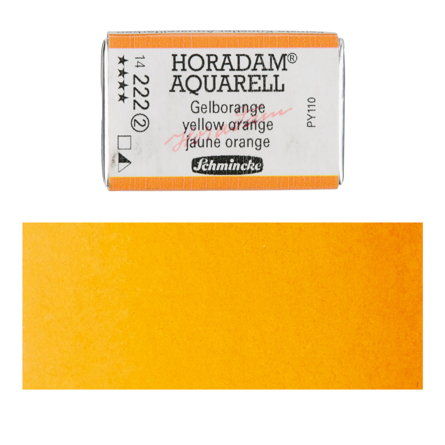 Horadam Aquarell, Gelborange 1/1 N�pfchen