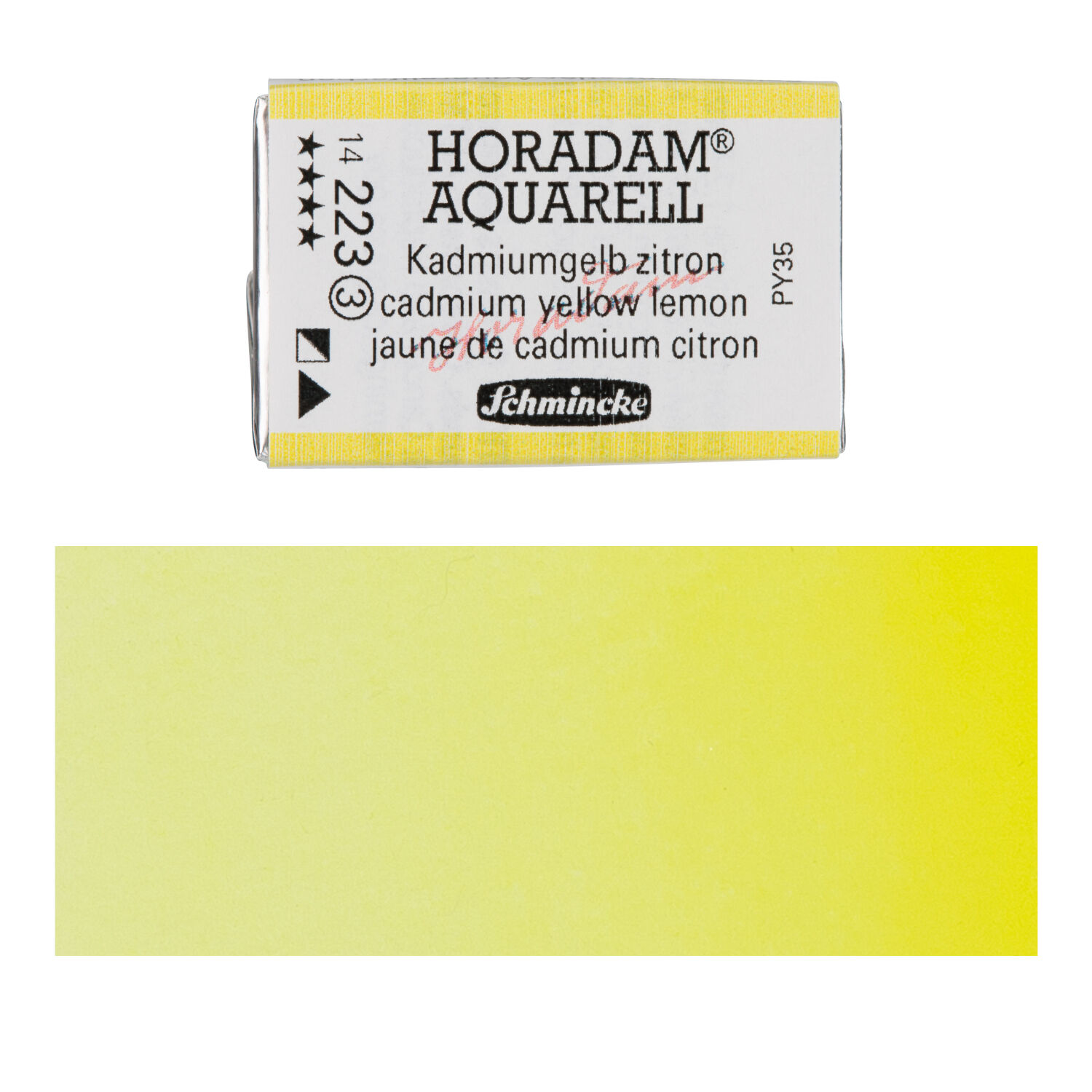 Horadam Aquarell, Kadmiumgelb zitron 1/1 N�pfchen