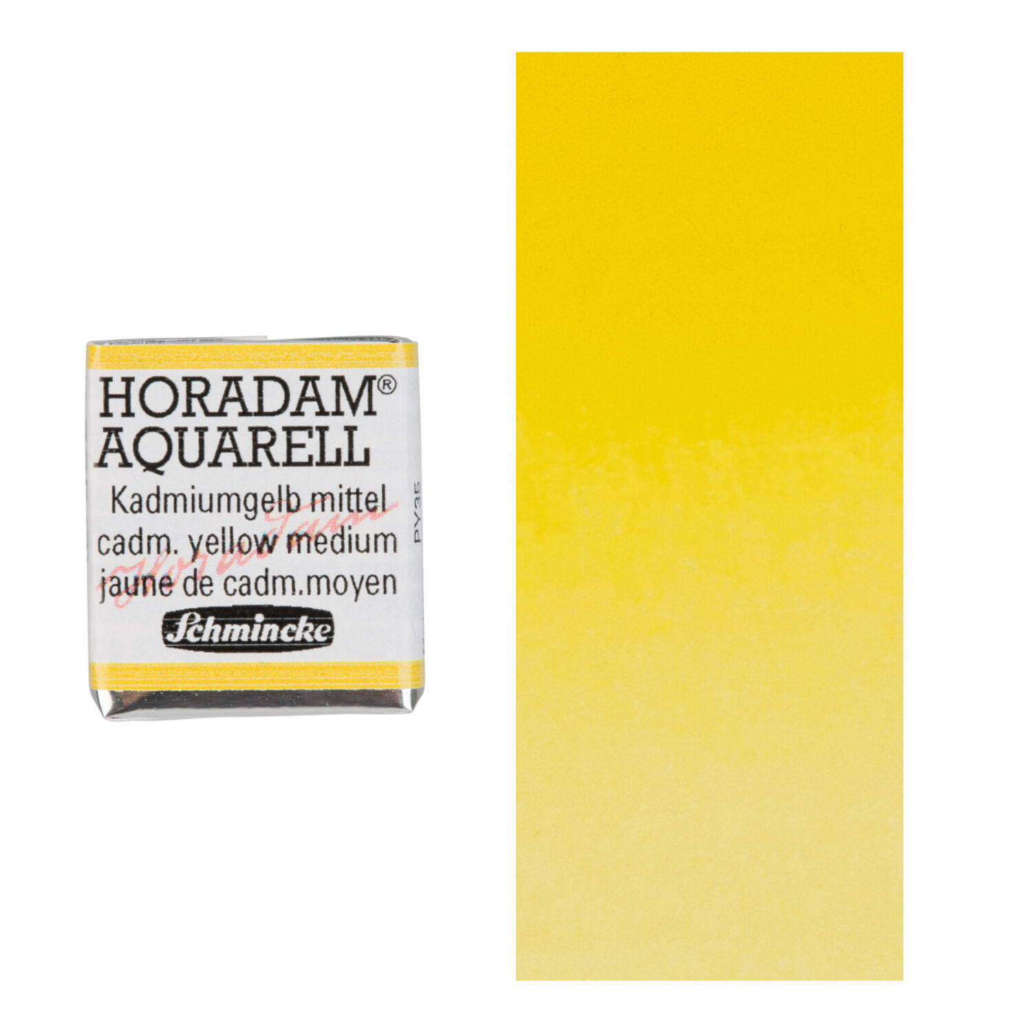 Horadam Aquarell 1/2 N�pfchen, Kadmiumgelb mittel