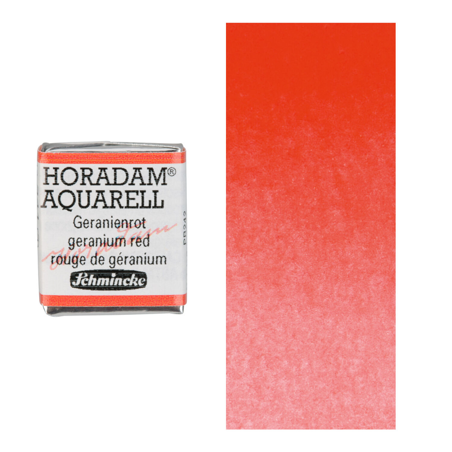 Horadam Aquarell 1/2 N�pfchen, Geranienrot