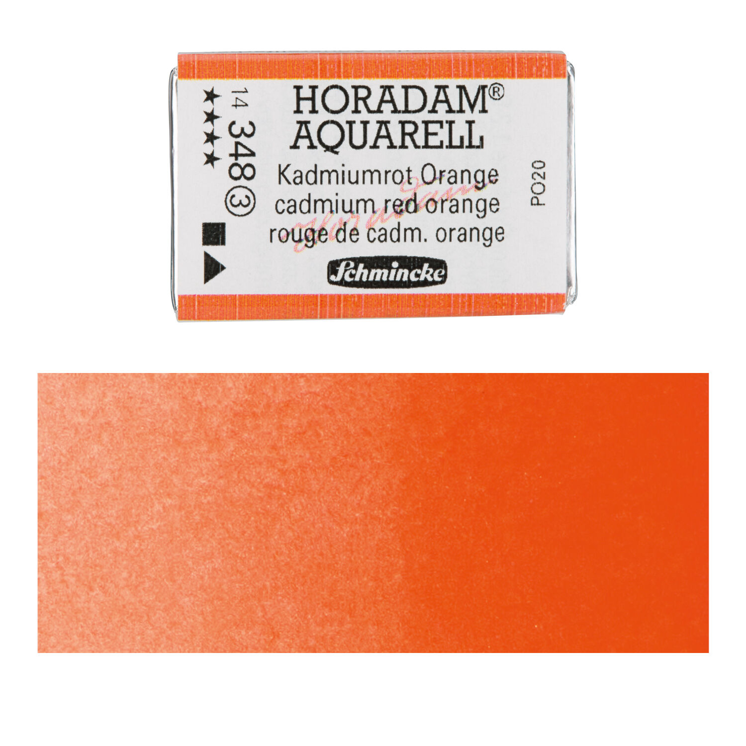 Horadam Aquarell, Kadmiumrot orange 1/1 N�pfchen