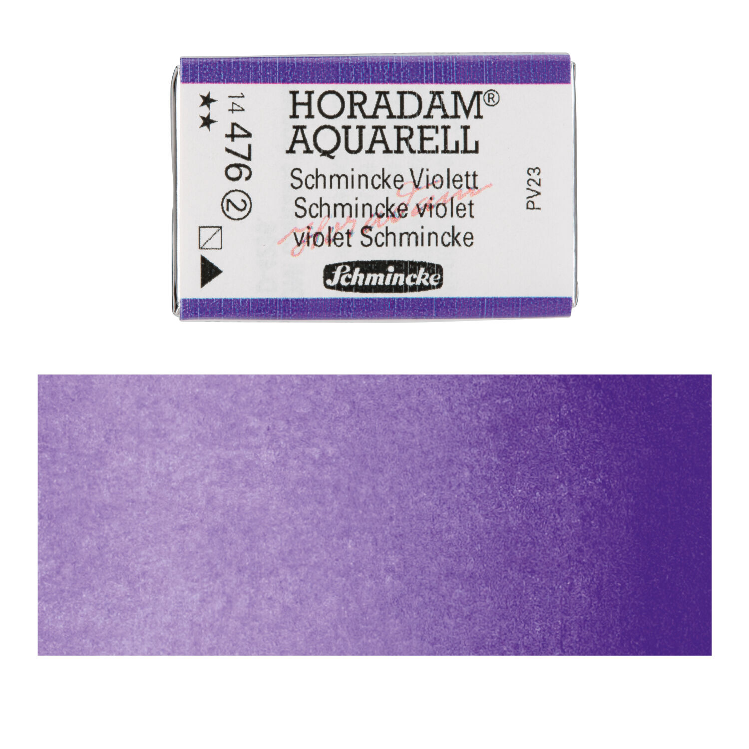 Horadam Aquarell, Schmincke violett 1/1 N�pfchen