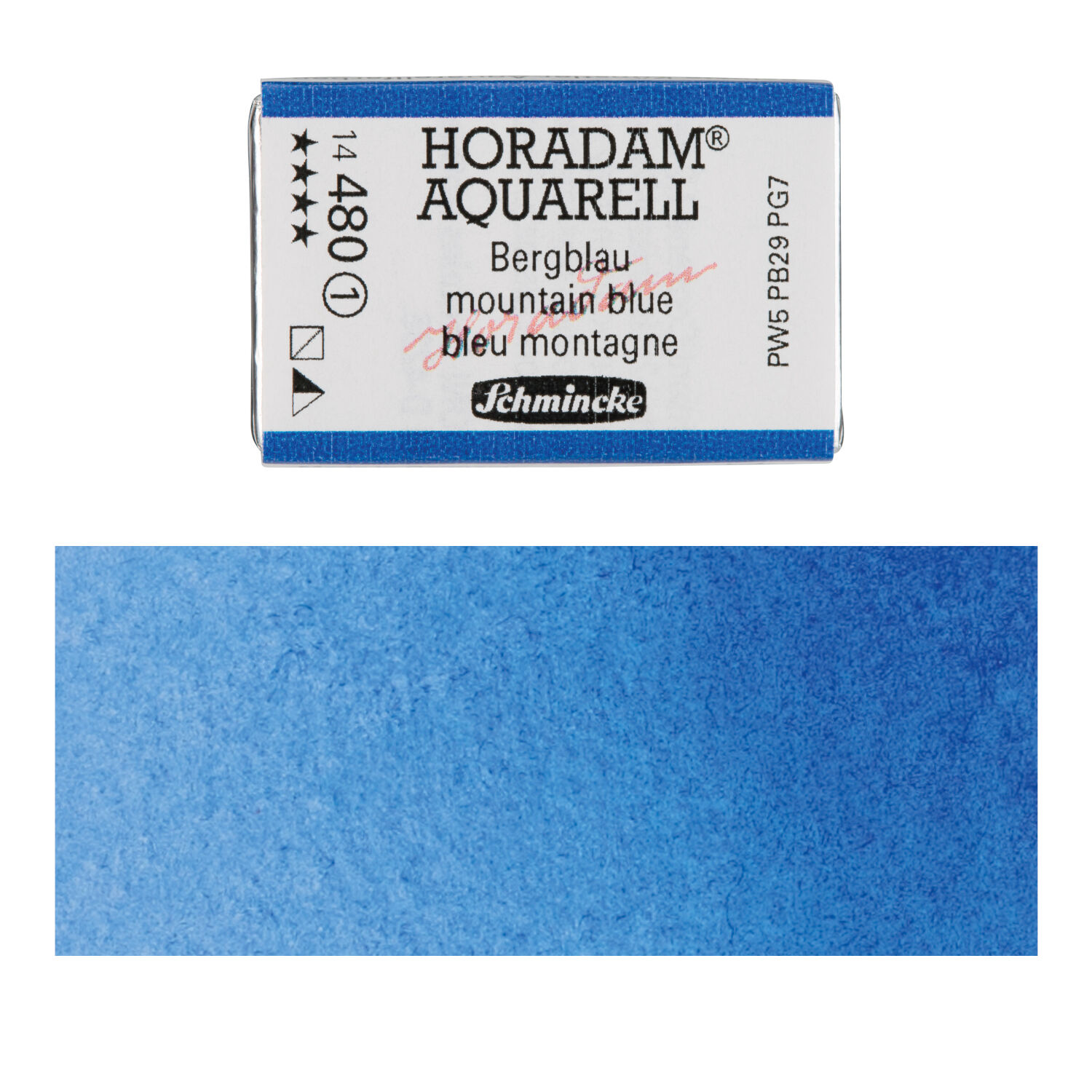 Horadam Aquarell, Bergblau 1/1 N�pfchen
