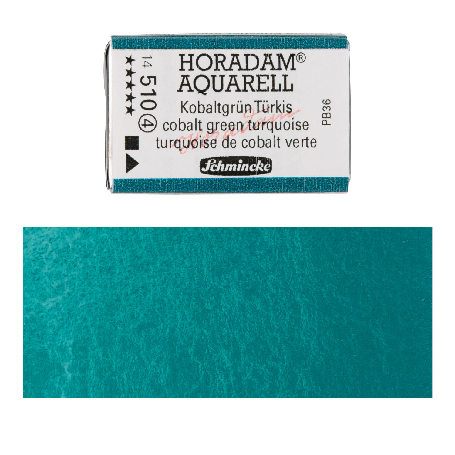 Horadam Aquarell, Kobaltgr�n T�rkis 1/1 N�pfchen