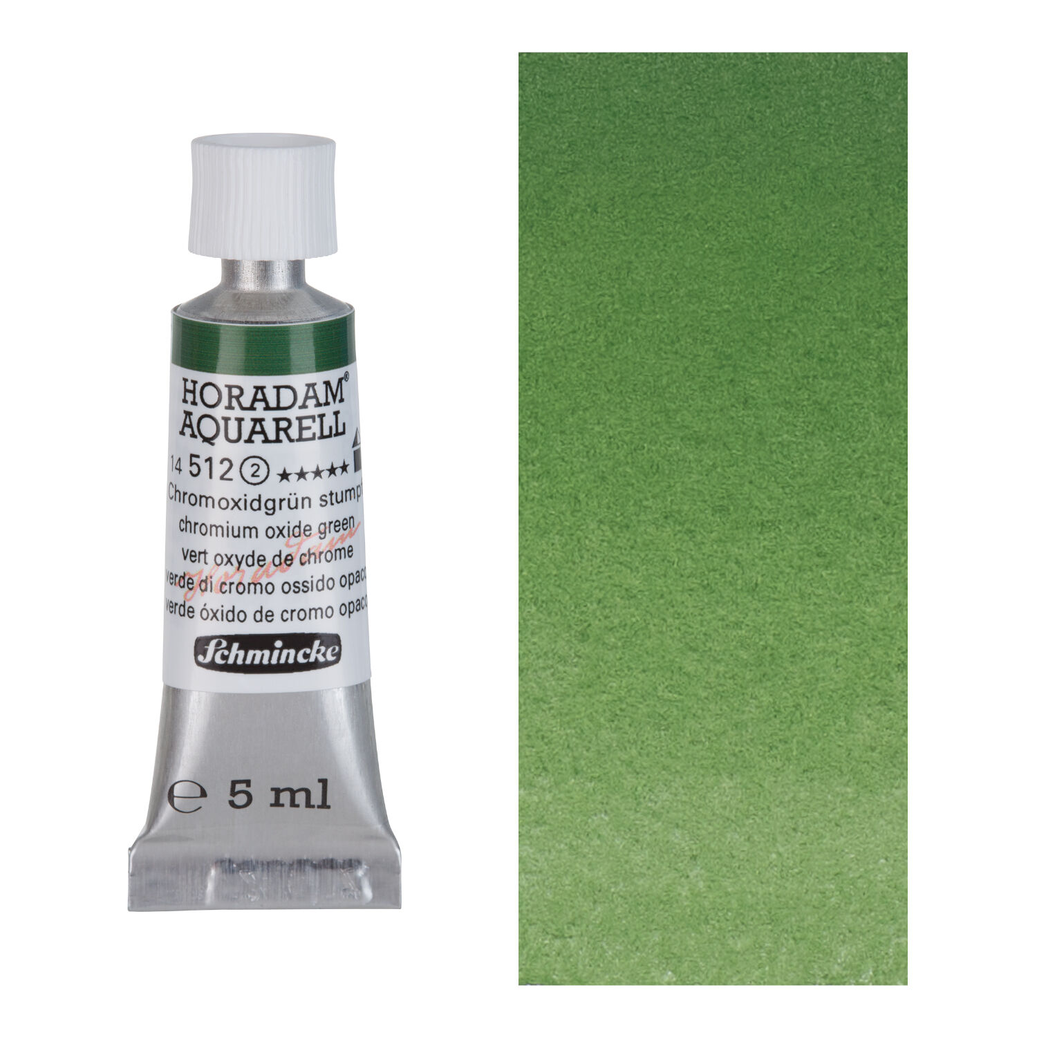 HORADAM AQUARELL, Chromoxidgr�n stumpf, Tube 5 ml